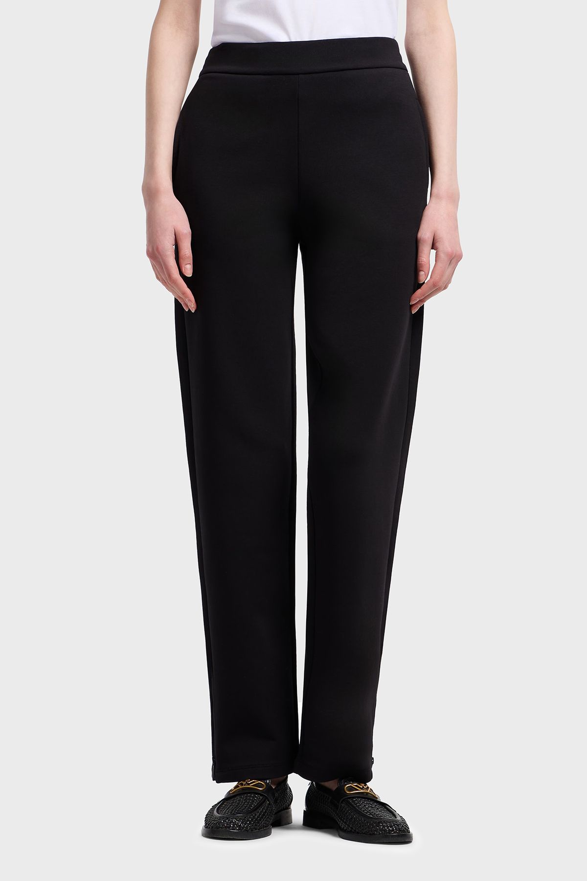 Emporio Armani Regular Fit Lastikli Bel Düz Paça Pantolon PANTOLON EW000484 AF10002 UC001