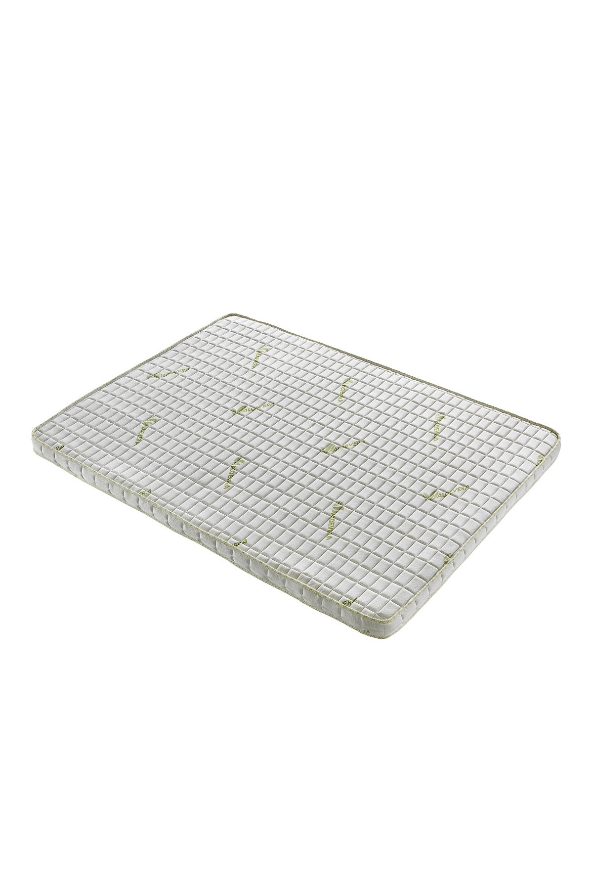 PİAR HOME 7 Cm Aloevera 80x160 Visco %100 Lastikli Uyku Pedi Yatak Şiltesi Lüx Ortopedik Yatak Pedi