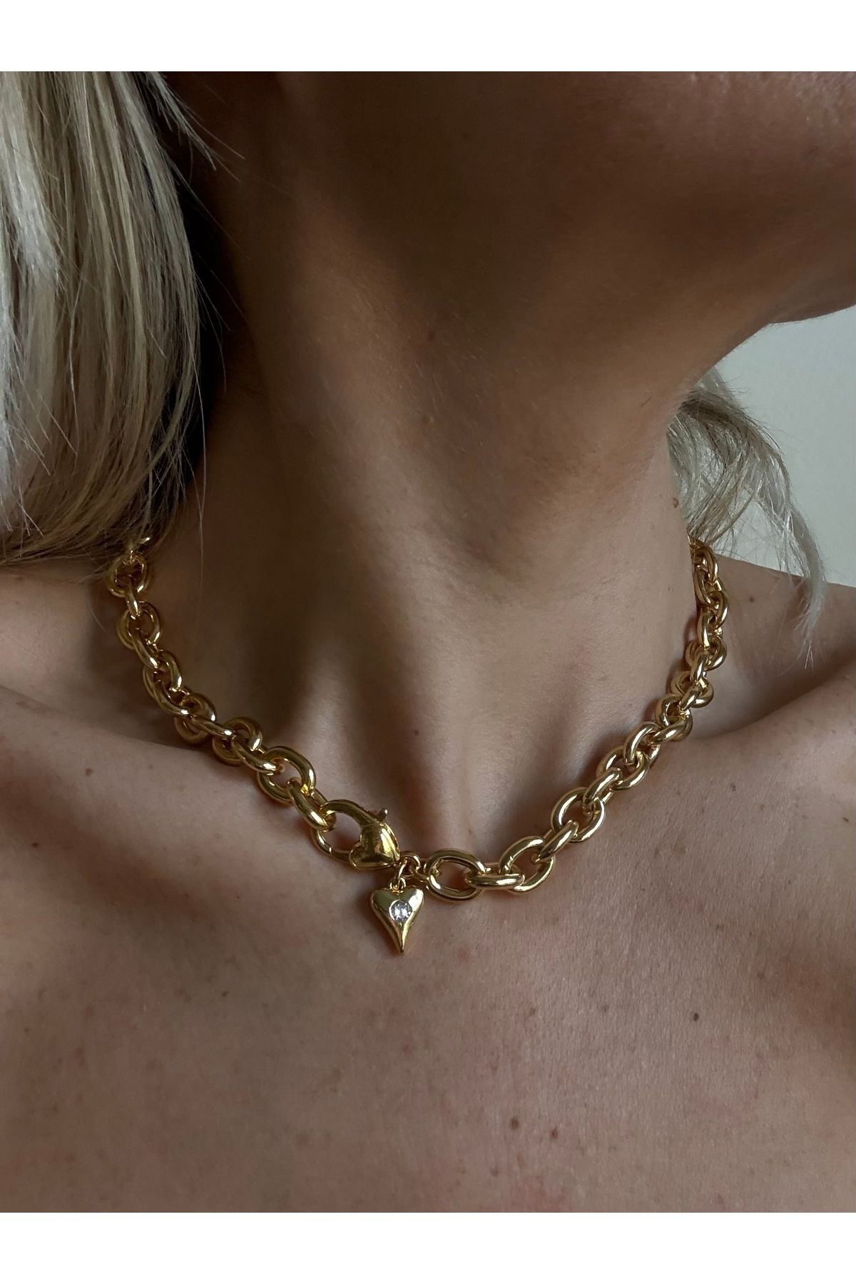 Rossetto Atelier Gold Fine Chain Kolye