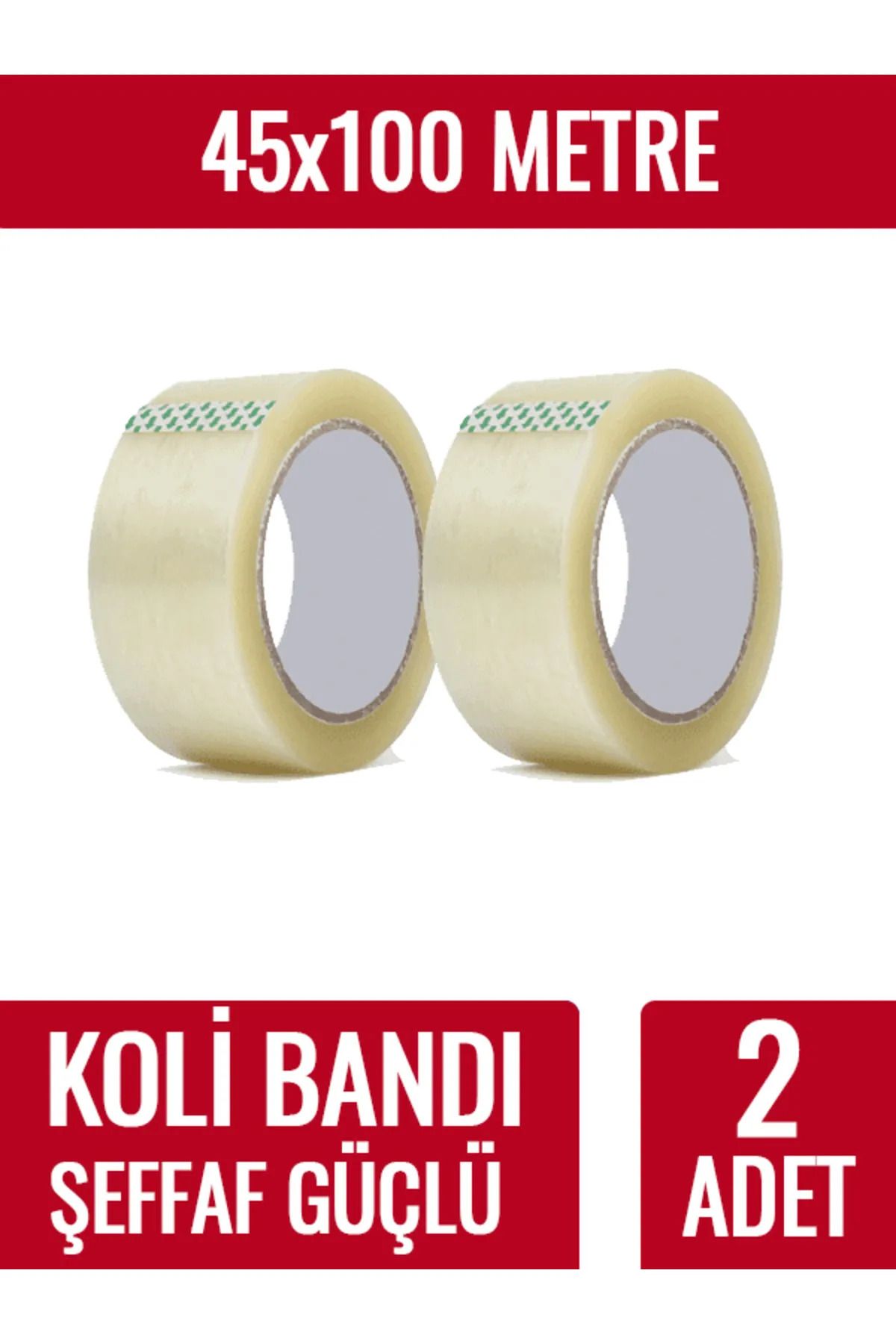 NEO Koli Bandı Şeffaf 45x100 x2 Adet