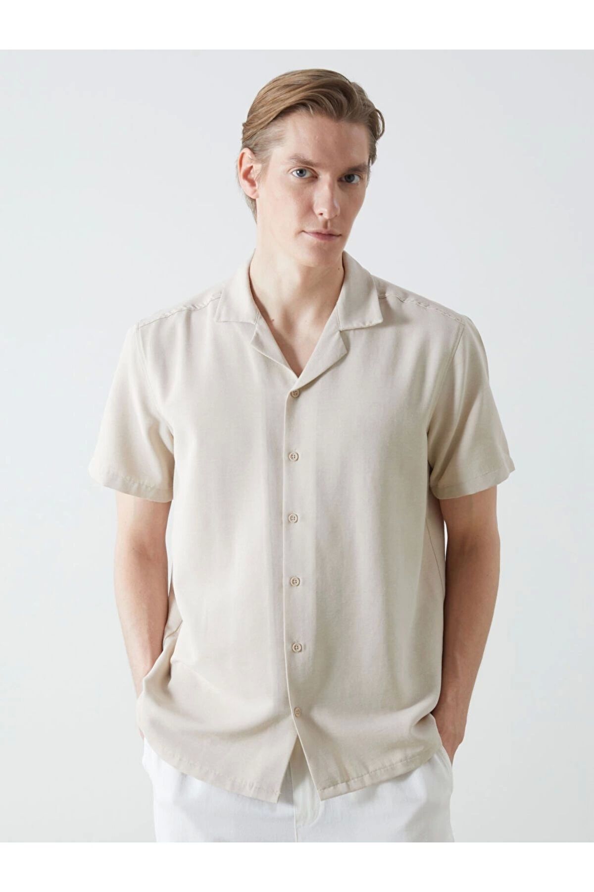 Store Yeni Sezon Regular Fit Kisa Kollu Erkek Gomlek - S5JQ89Z8