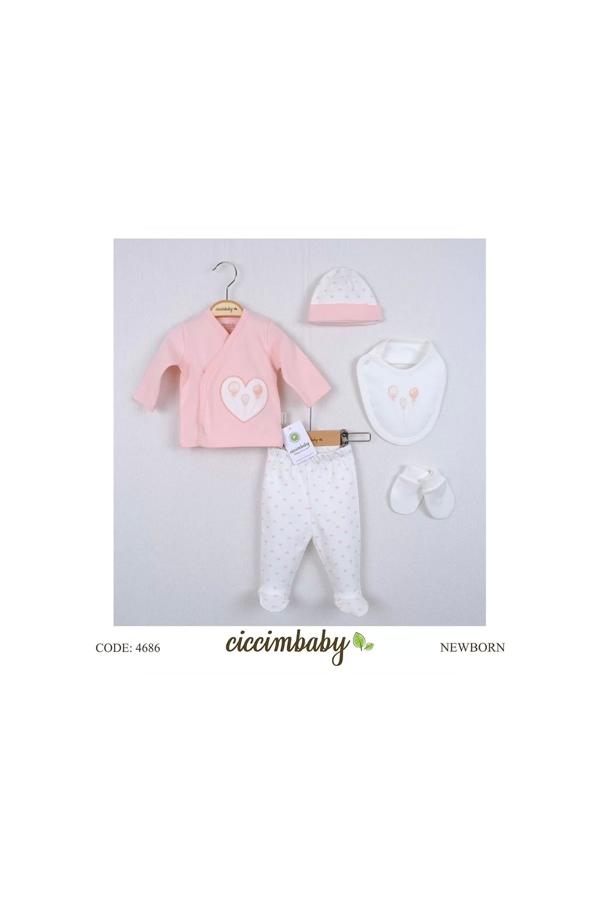 Haye Collection Zıbın Takım Pembe