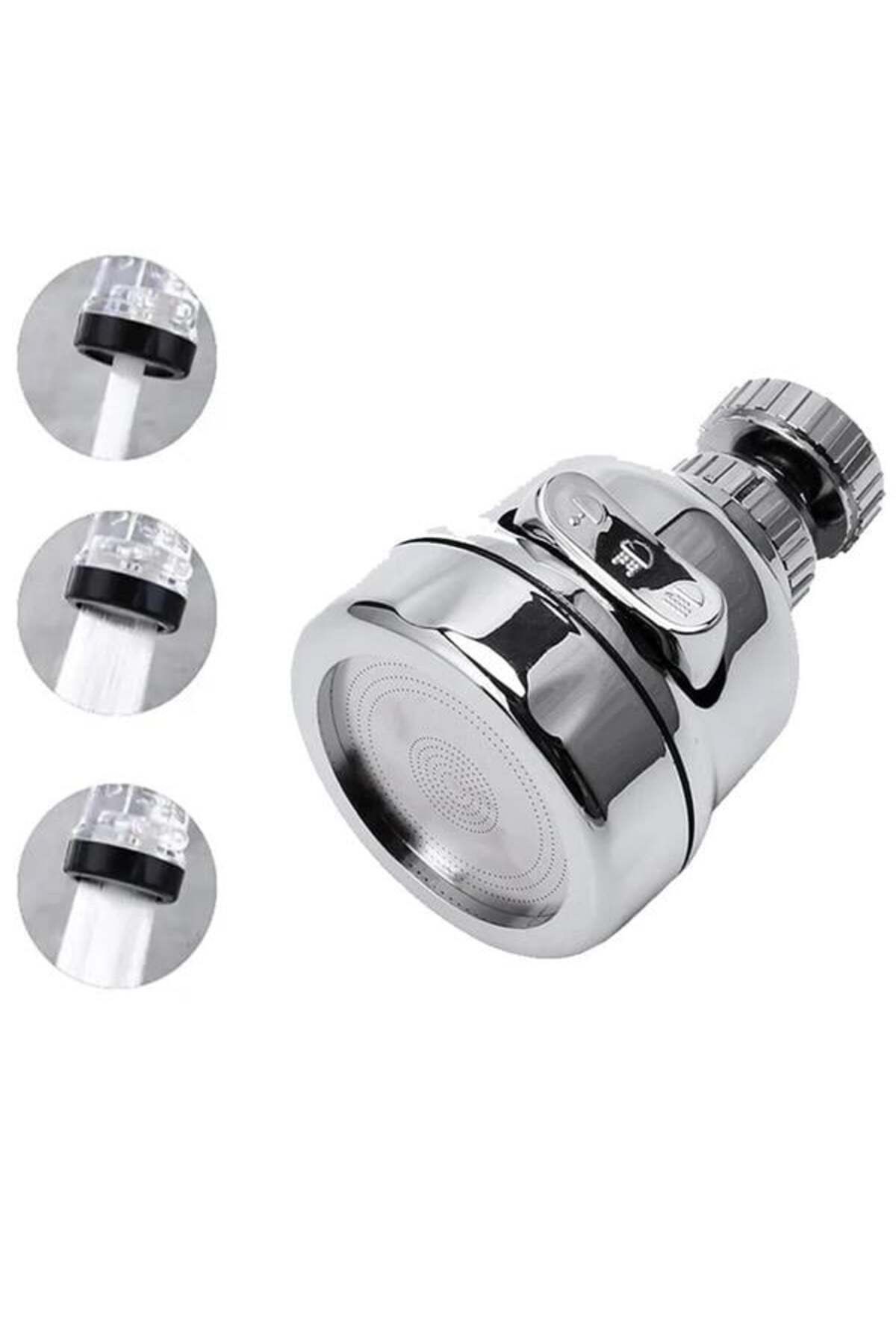 Karachil Sunup Sn-27115 3 Kademeli Tasarruflu Musluk Başlığı 360 Derece