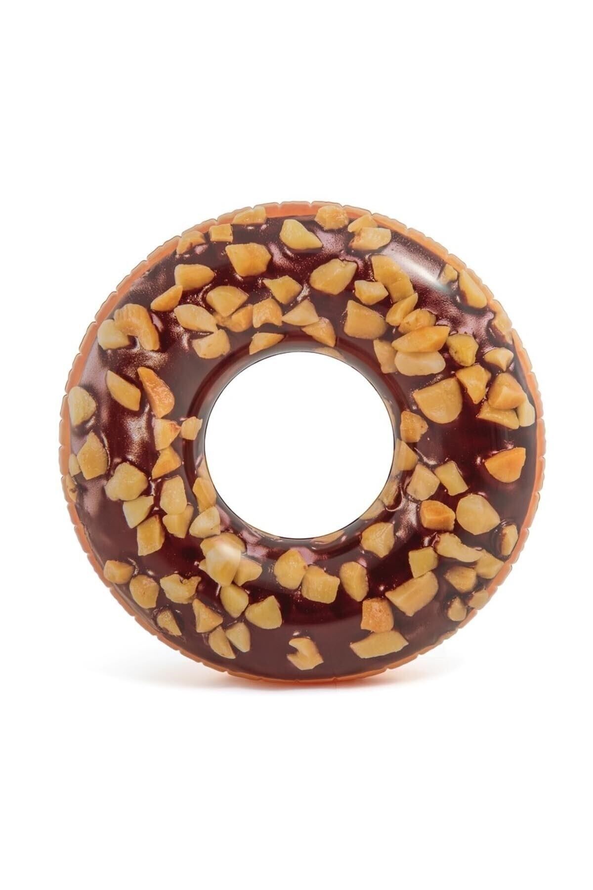 AboutThePerfect Beyaz Çikolatalı Donut Simit 114 cm, Tatlı Lezzet Keyfi