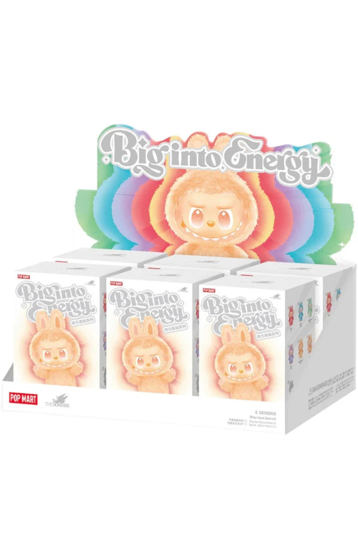 Pop Mart Labubu The Monsters Big into Energy Series Vinly Face Blind Box
