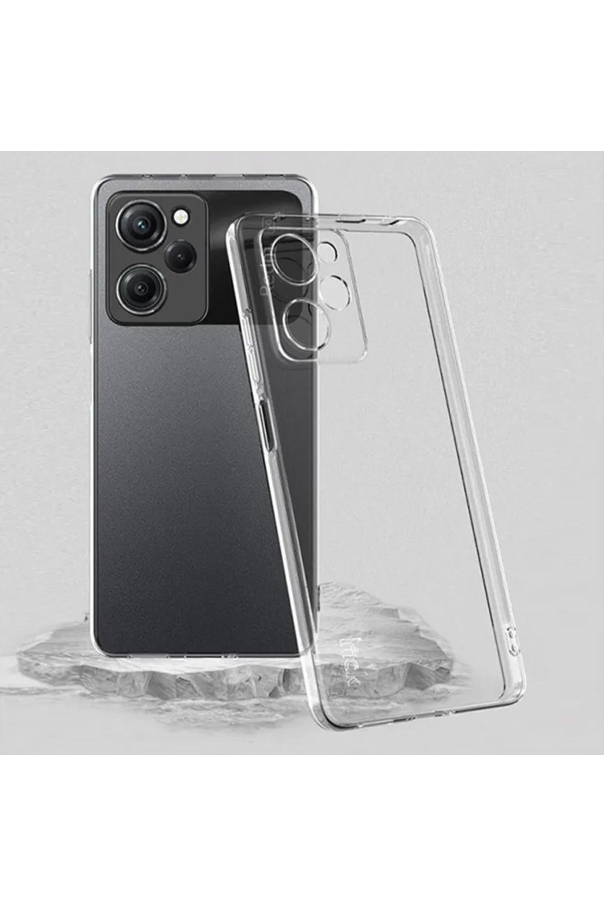 LUXKLAS Xiaomi Redmi Note 12 Pro 5G VE Xiaomi Poco M4 Pro 5G UYUMLU ŞEFFAF KILIF