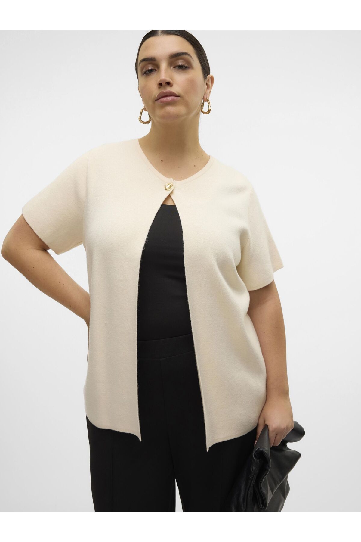 Veromoda Curve-Strickjacke VMCGOLD Strickjacke 5