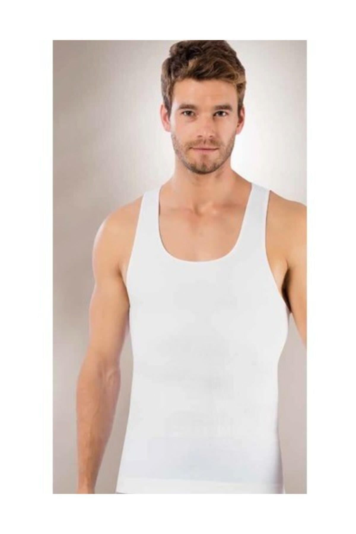 AboutThePerfect Beyaz Erkek Atlet, Rahat ve Şık, Spor ve Günlük Kullanım İçin Uygun