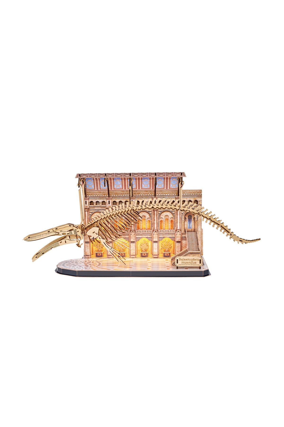 Cubic Fun-CubicFun 3D Puzzle with LED Blue Whale (Balaenoptera Musculus) 222-Pieces|No-Glue or Scissors Needed 2