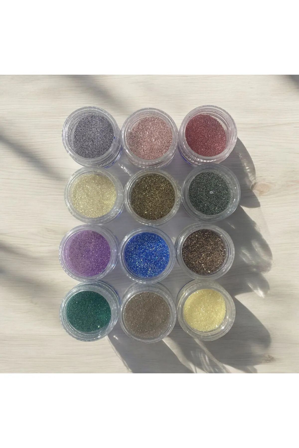 eyelash 40 lı Glitter Sim Göz Farı Yüz ve Vücut Parıltısı Glitter Sim Far 40 Farklı Renk Sim