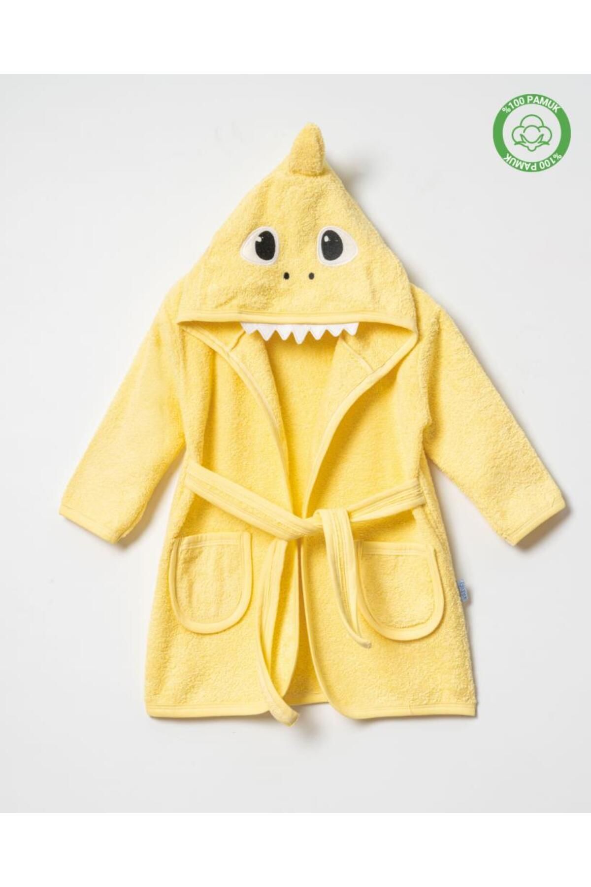 ankibaby Dinazorlu Bornoz Sarı