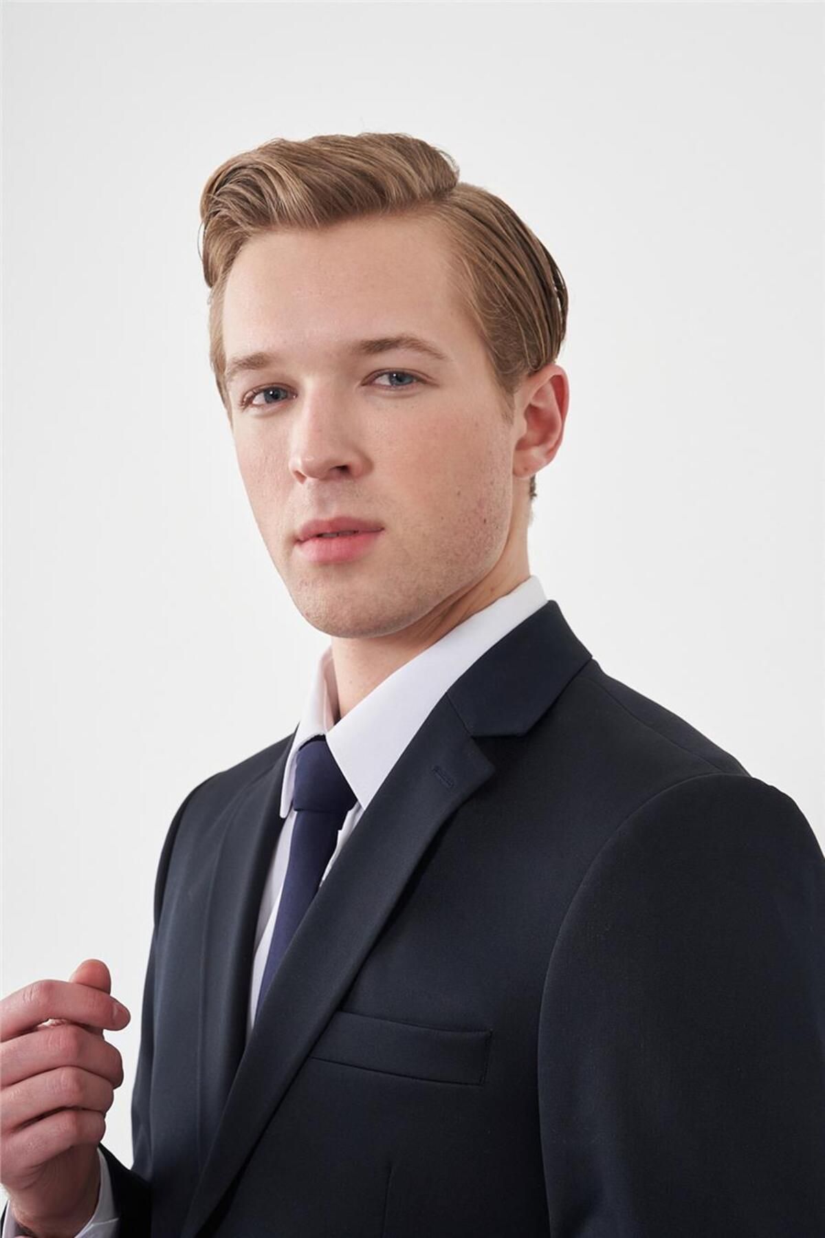 Çetinkaya-Çetinkaya 3453 Men's Yünter Loco 4 Drop Suit Navy Blue 3