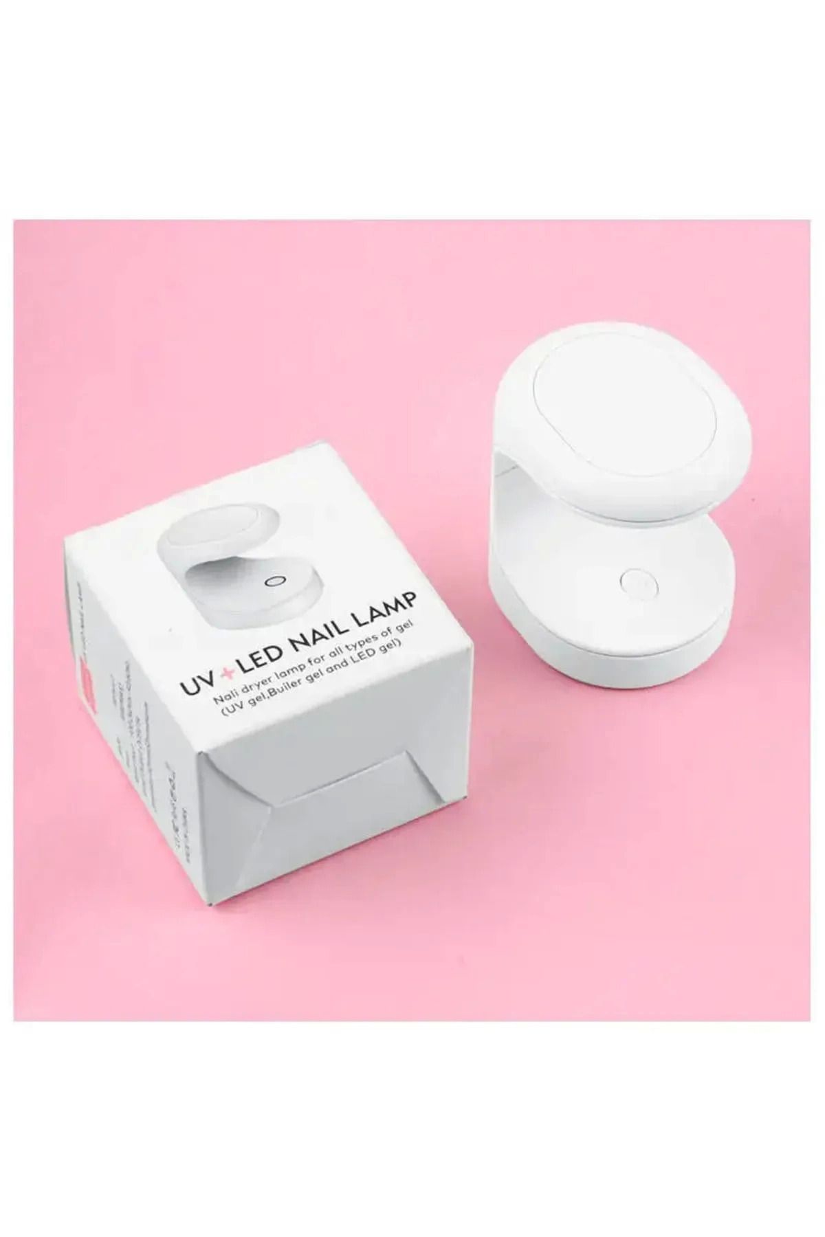 Modafiks Mini Uv Led Işık Oje Tırnak Kurutucu Tasarımlı Express Protez Tırnak Kiti Kurutma Cilası