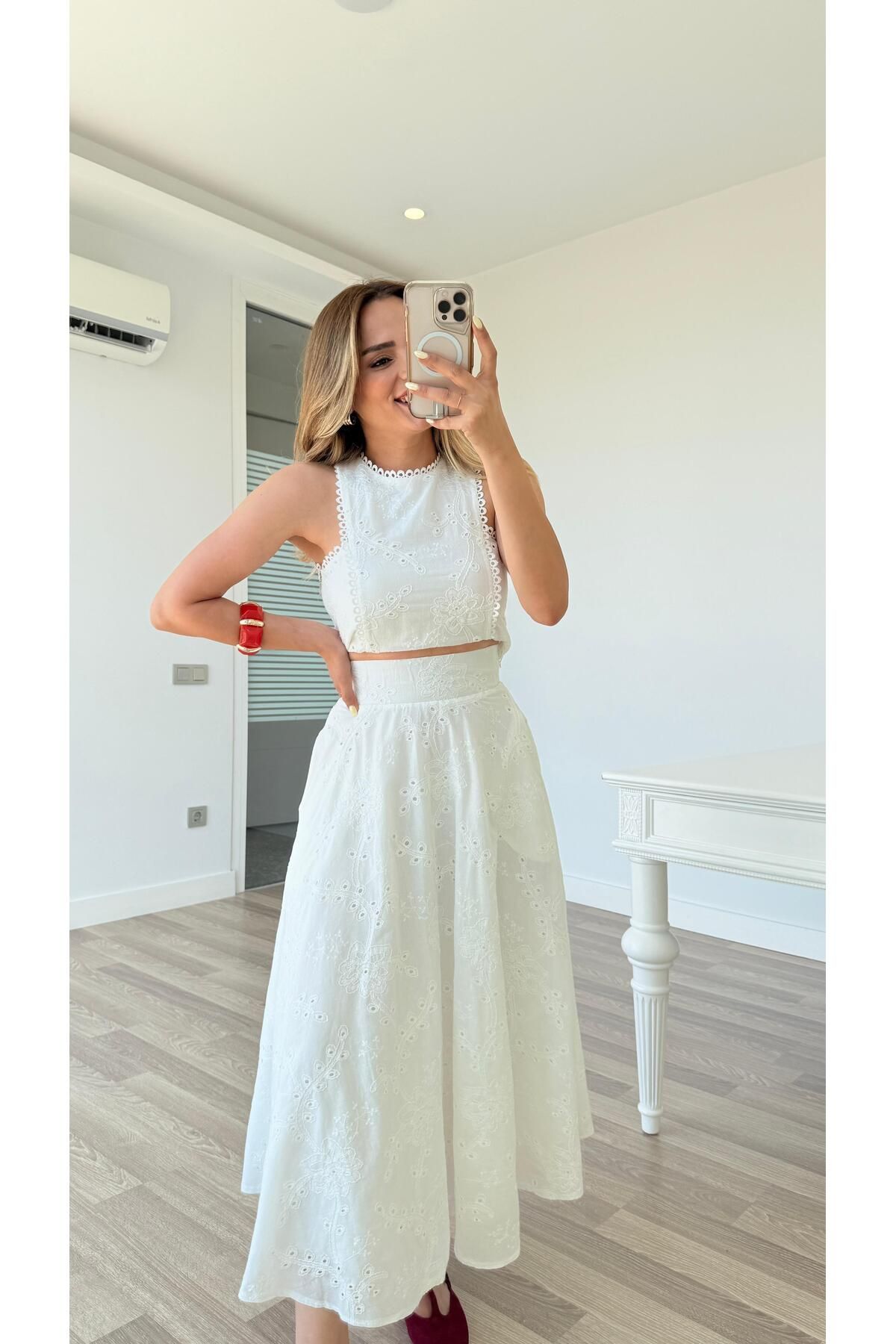 pelin yıldız butik Bianca Fisto Keten Takım