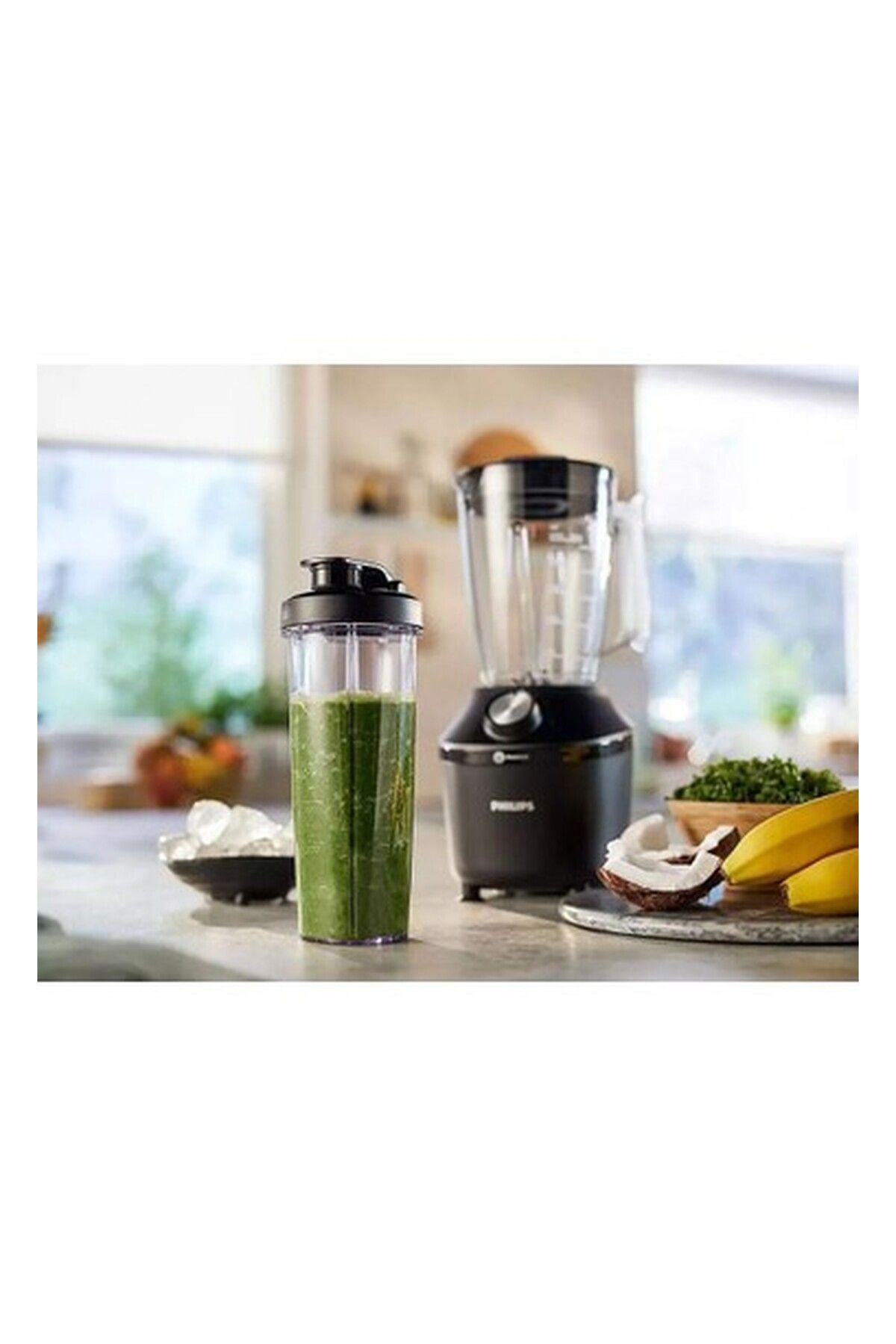 Philips 2 Lt, 600 W, Paslanmaz Çelik Sürahi Tip Blender (Cam Hazne)