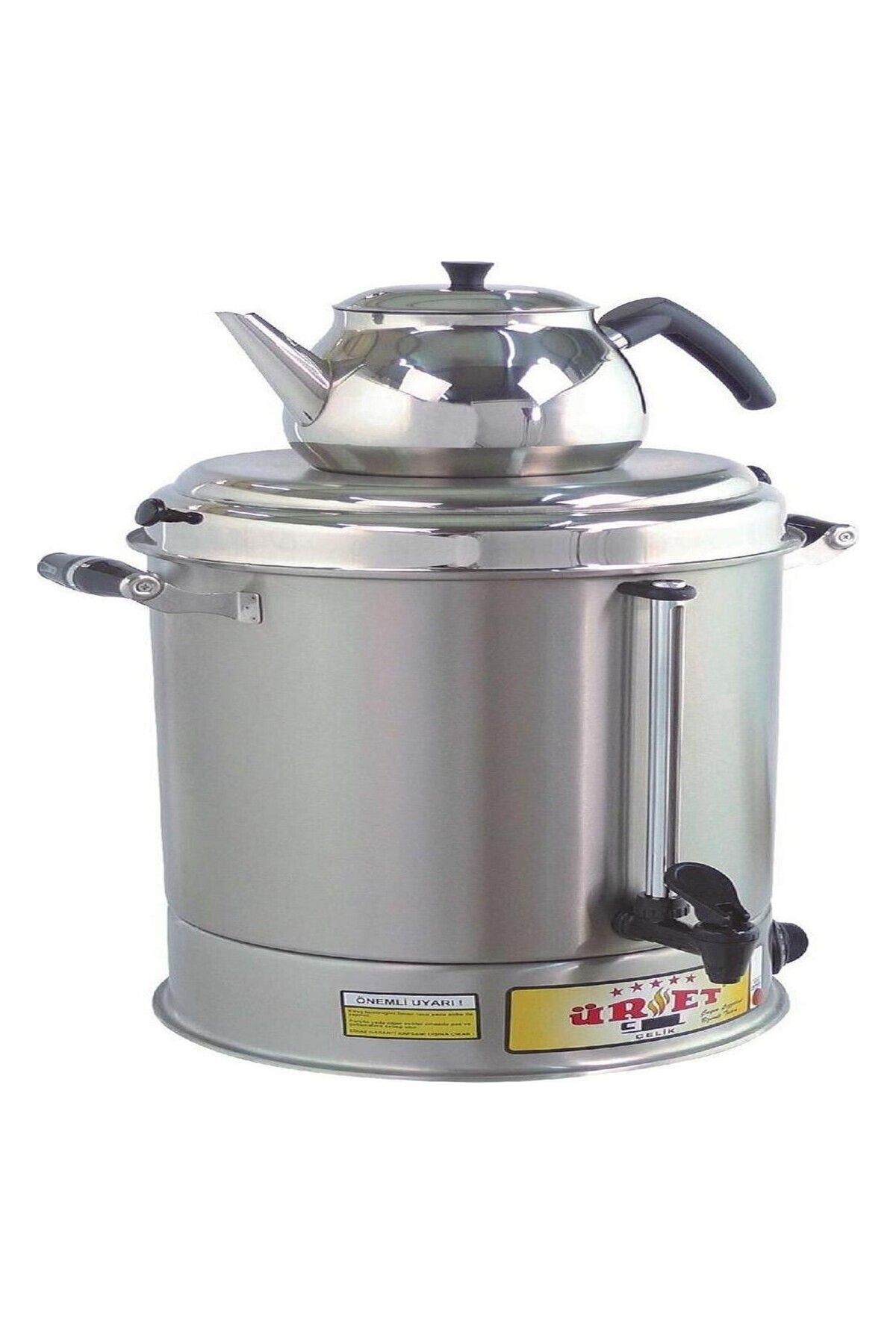 Üret Çelik Üret Çelik 14 Litre Standart Semaver CSM 5