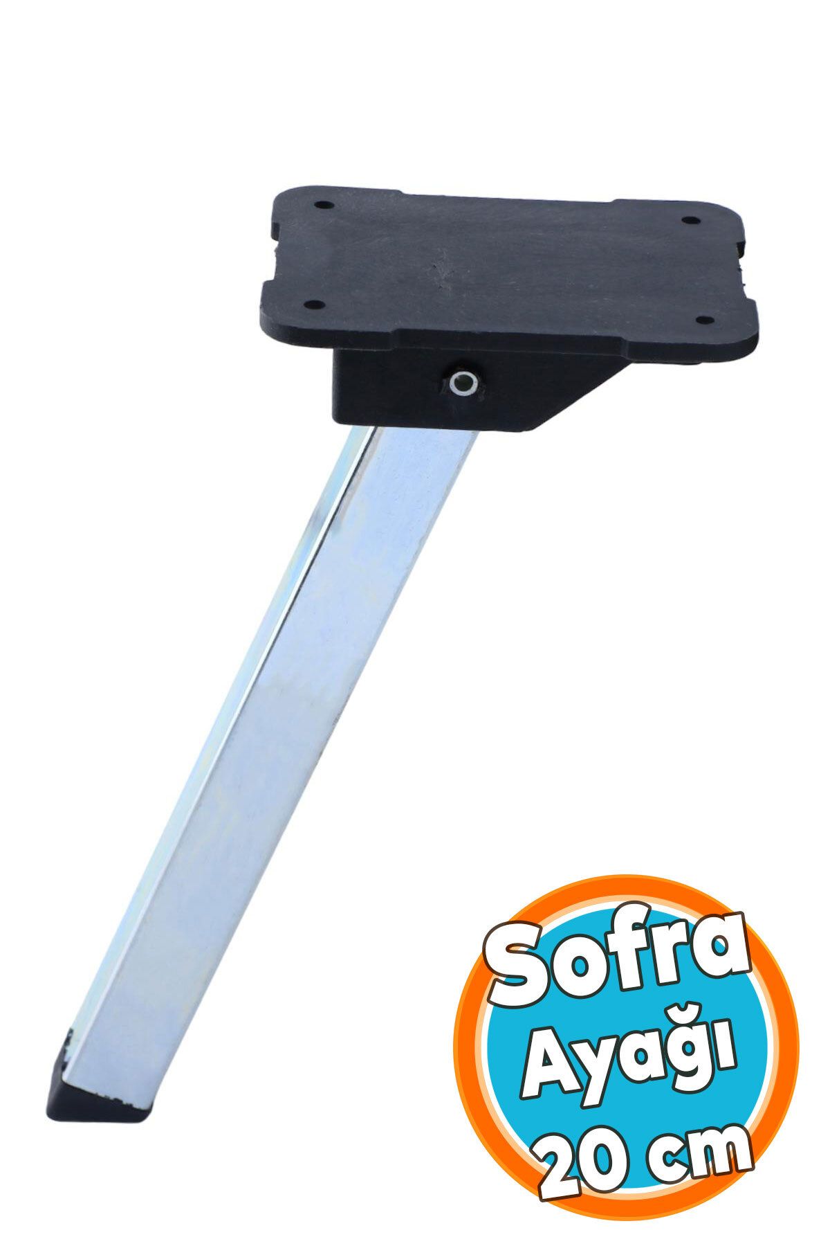 NZB Metal Sofra Ayağı Plastik Siyah Taban Katlanır Yer Sofrası Sini Altı 20 cm
