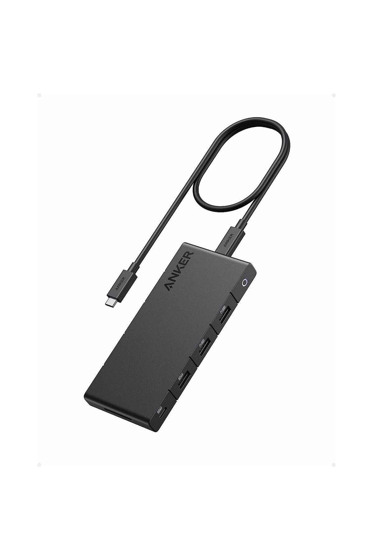 Anker-Hub 364 10-in-1,100w Power Delivery, Usb-c, Dual 4k Hdmi, 1 Gbps Ethernet, Usb-c Upstream 1