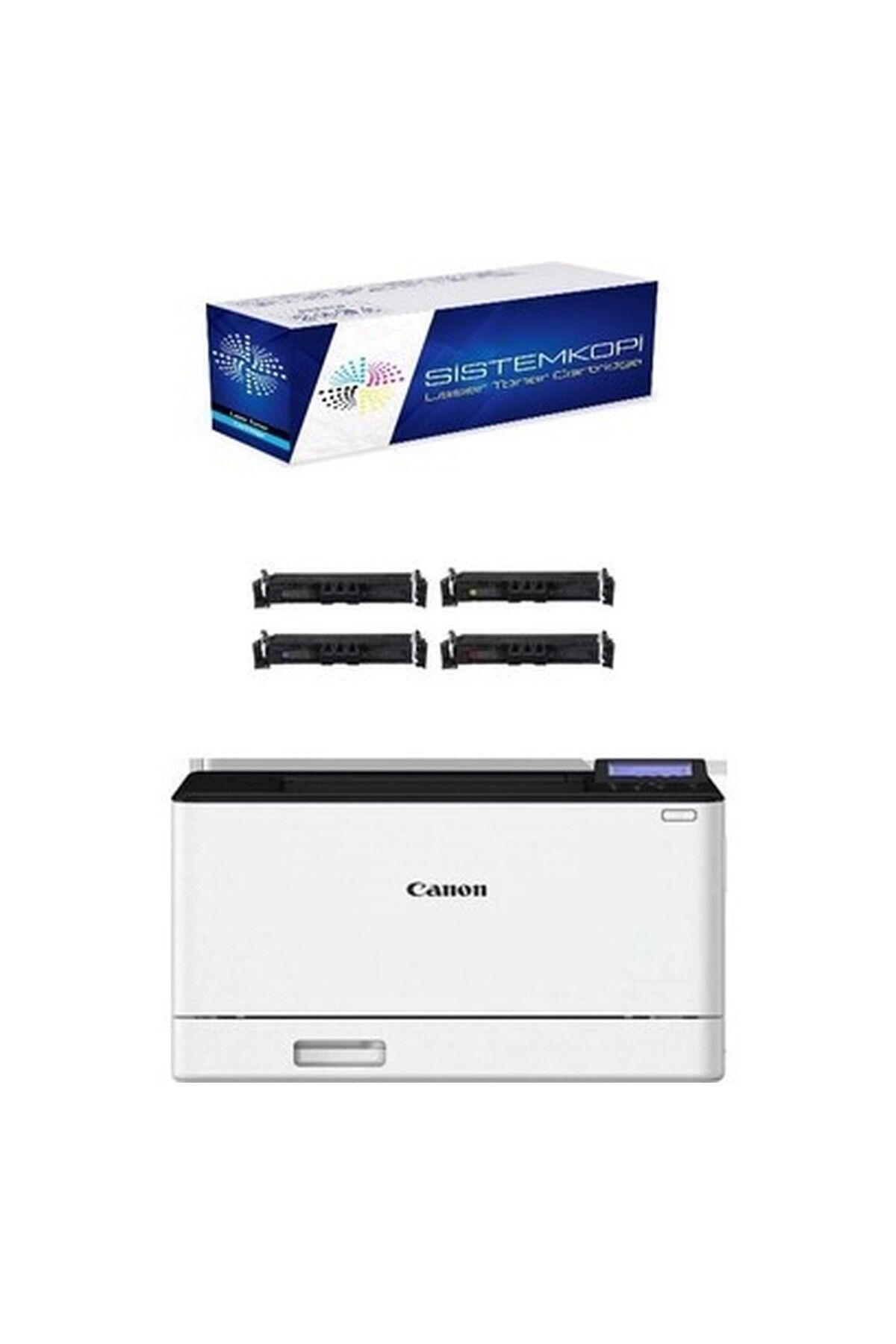Canon I-Sensys MF673CDW Wifi Tam Dolu Muadil Tonerli Renkli Yazıcı