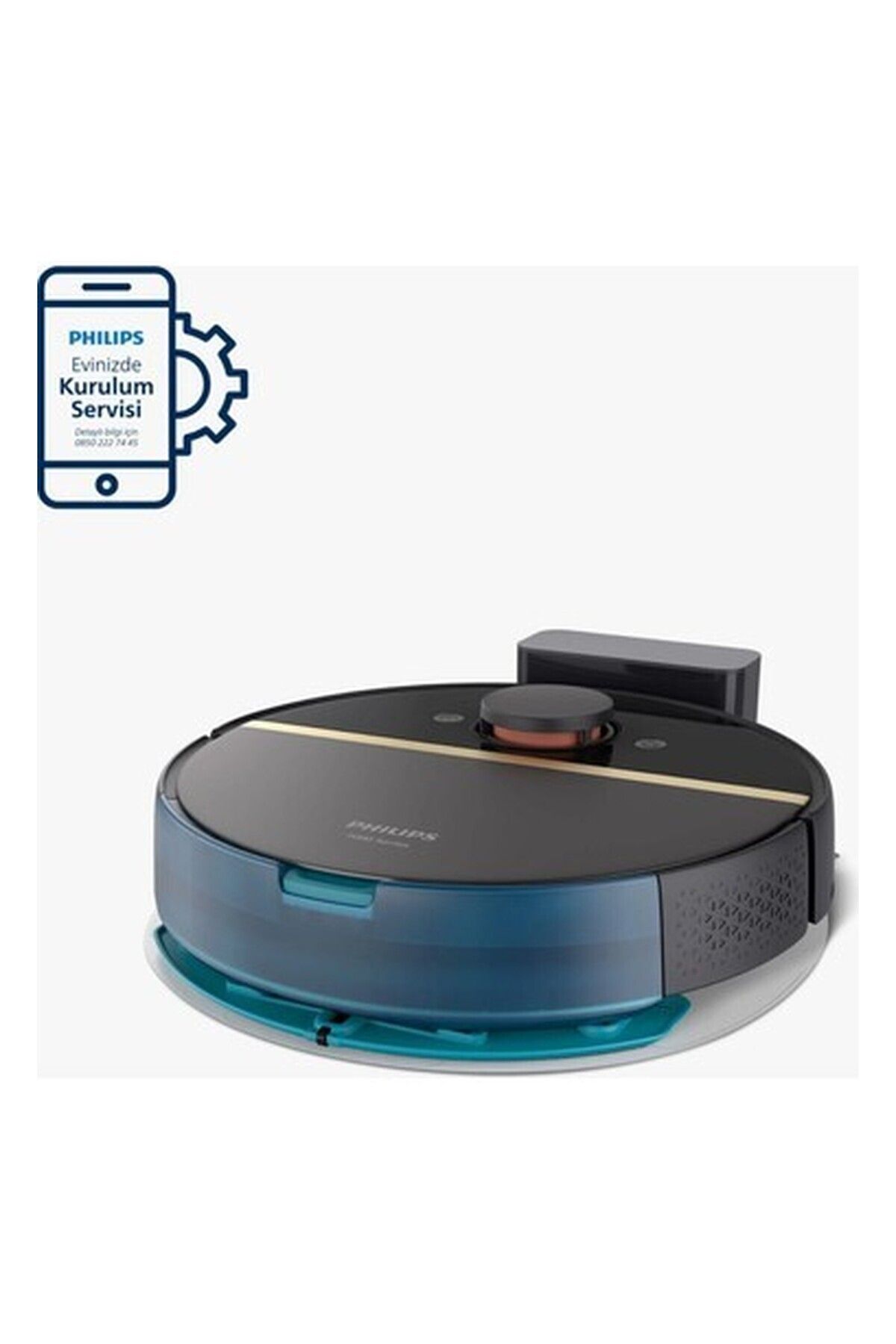 Philips Aqua Islak ve Kuru Robot Süpürge Siyah
