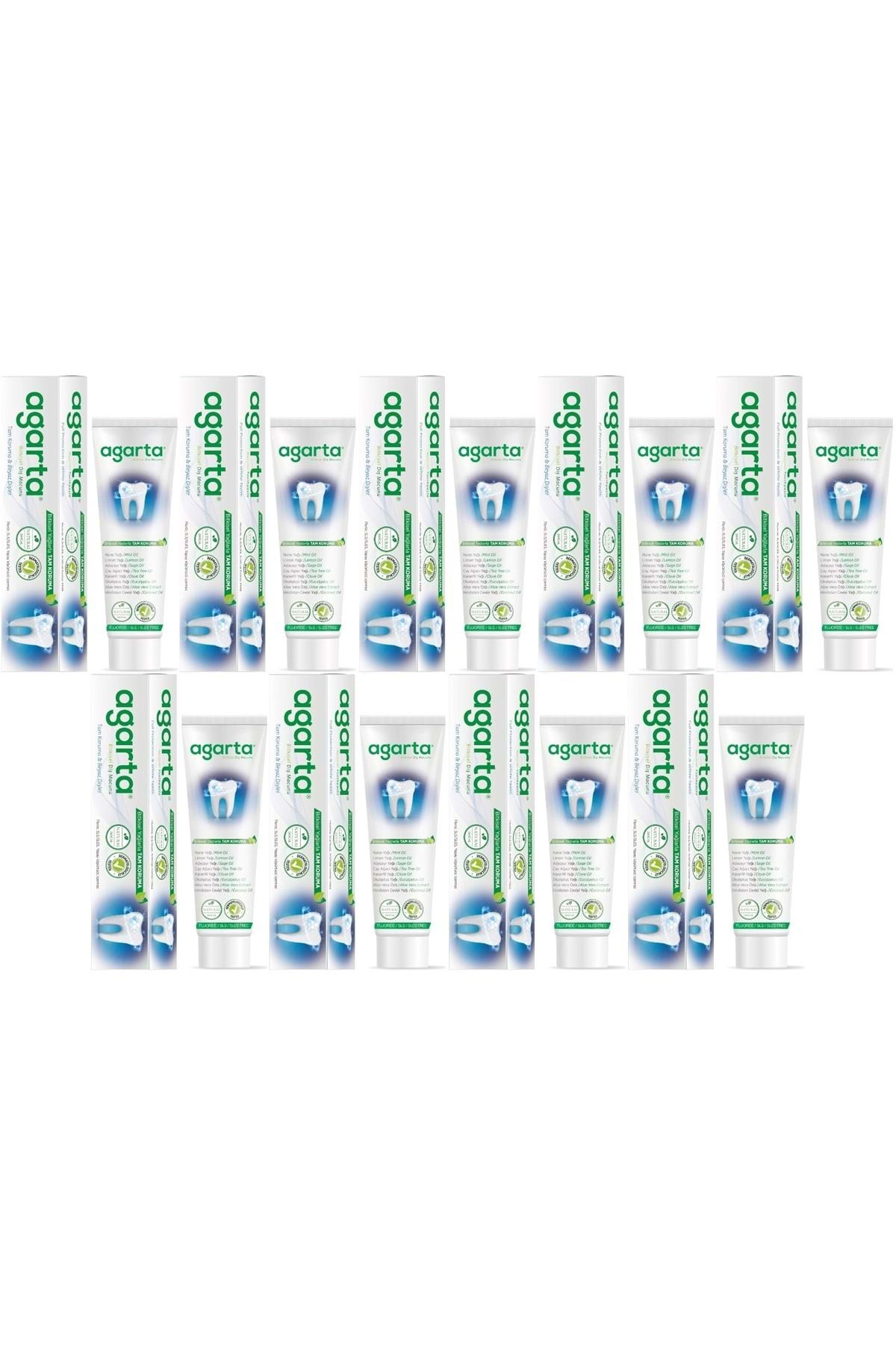 Agarta Doğal Diş Macunu 100ML Bitki Özlü (9 Lu Set)