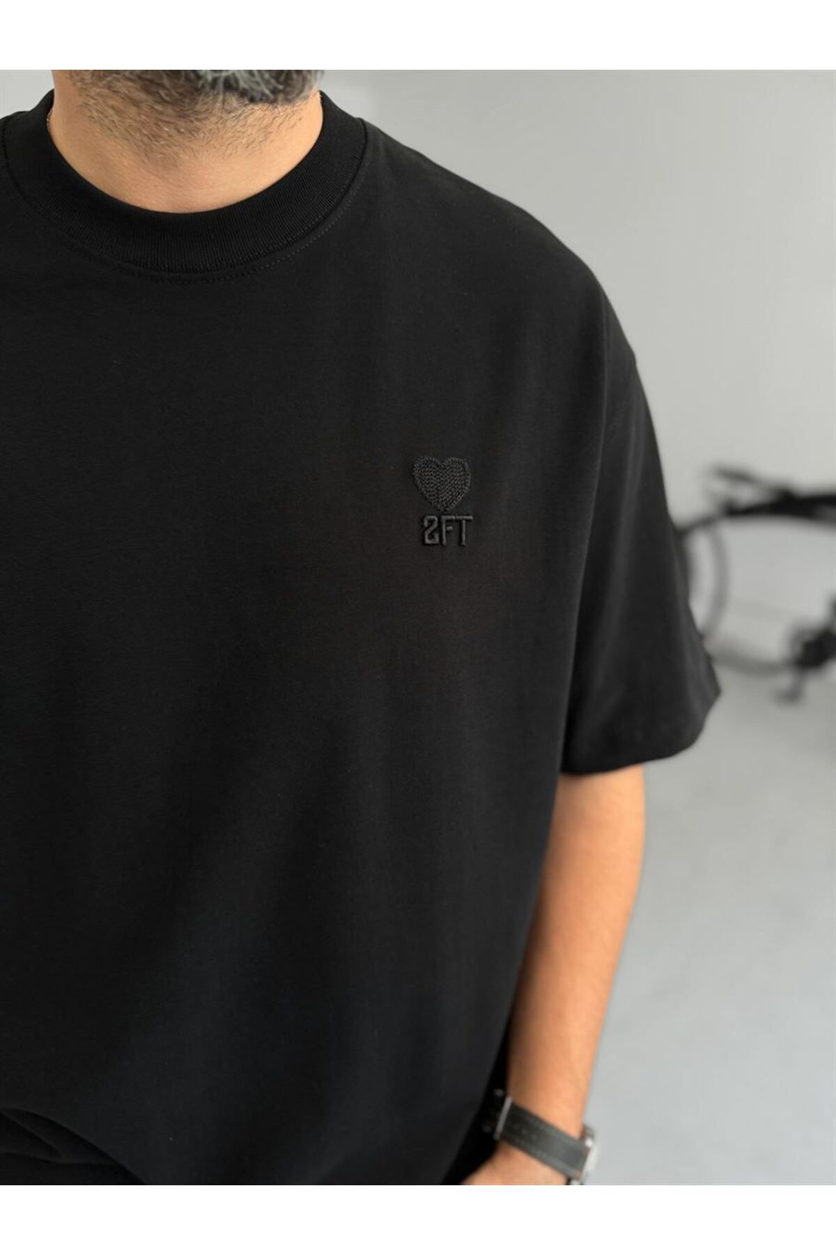 TÜZeMEN 2Ft Baskılı Oversize Yıkamalı TS