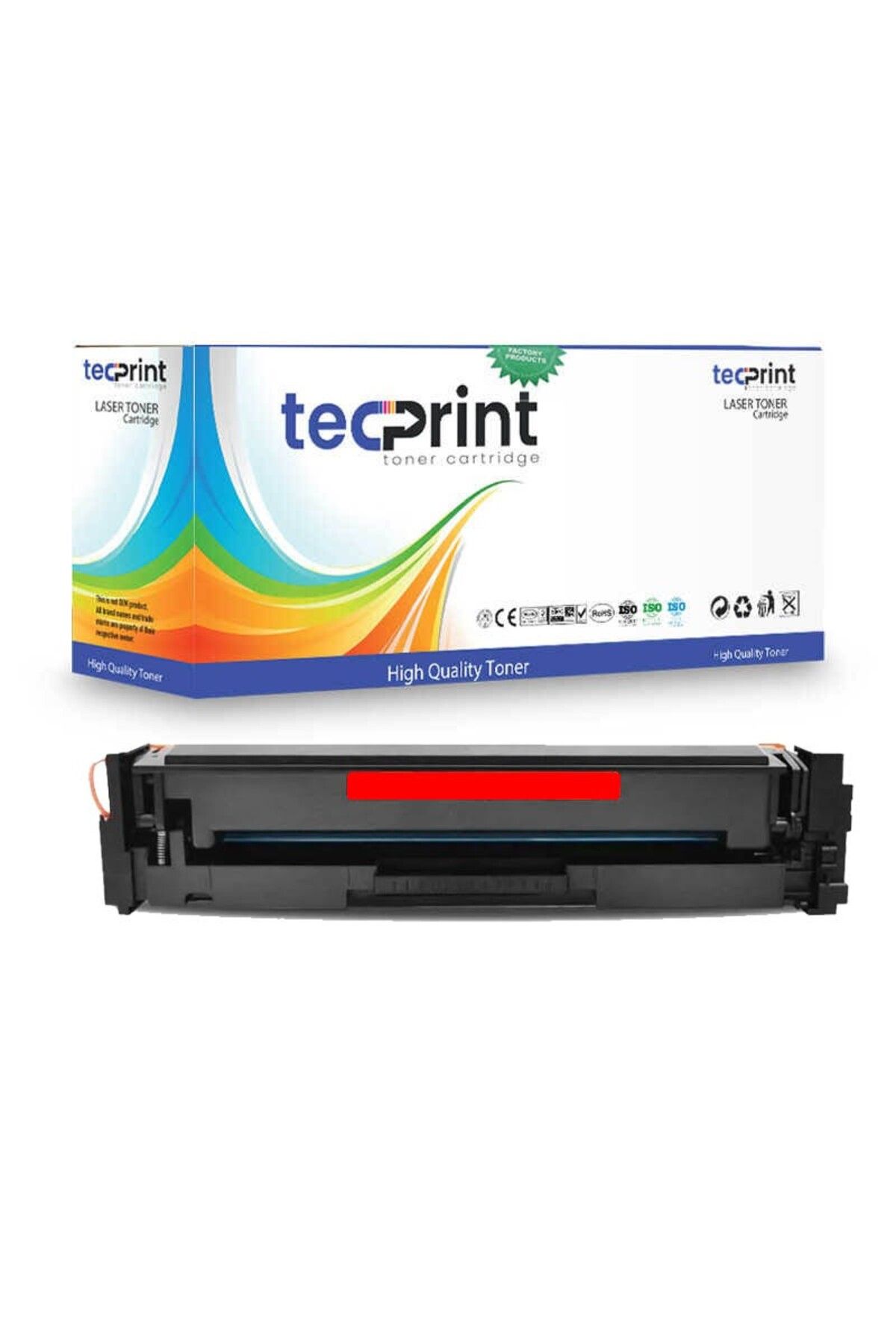 tecprint HP CF503(202A) Çipli Muadil Toner Kırmızı