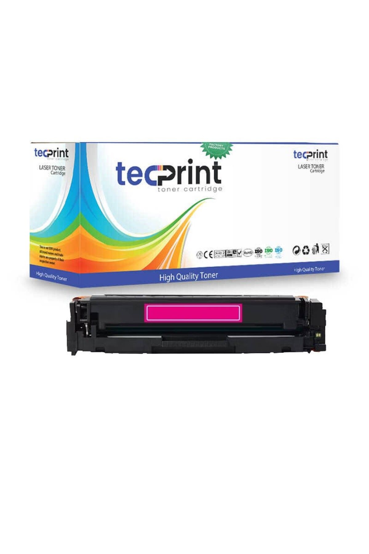 tecprint HP CF513 Çipli Muadil Toneri Kırmızı Renk (204A) M