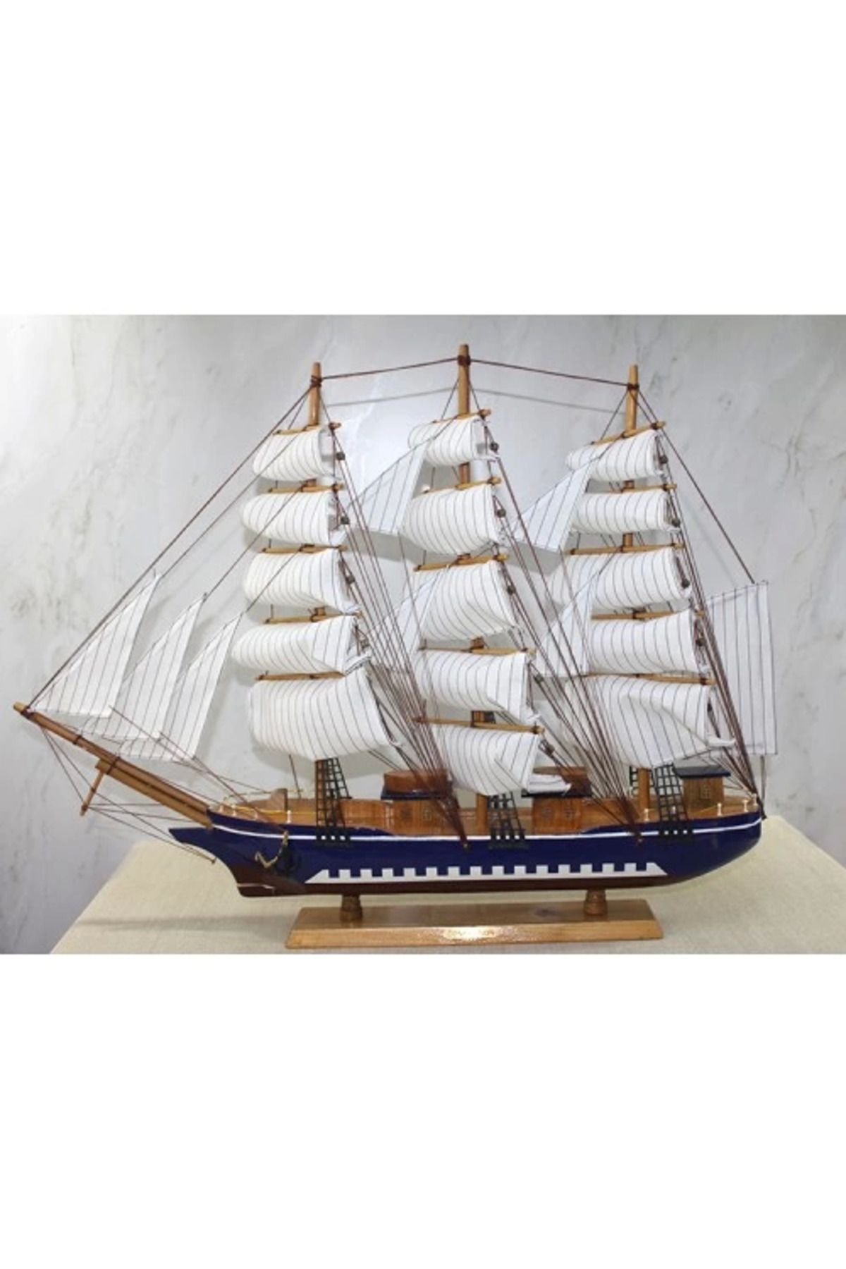 Modafiks Ahşap Yelken Gemi Model 1
