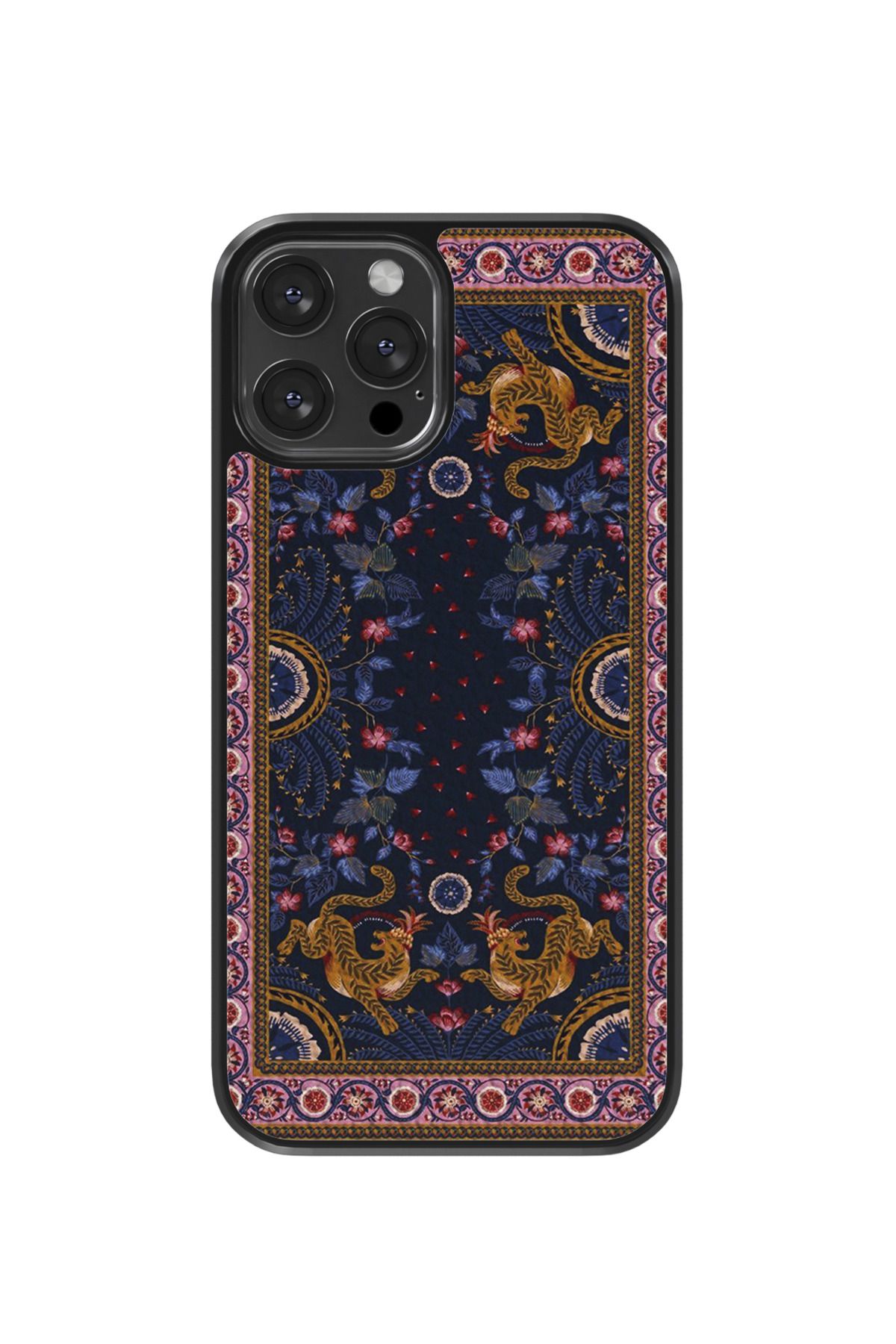No28studio Motief Deri Telefon Kılıfı