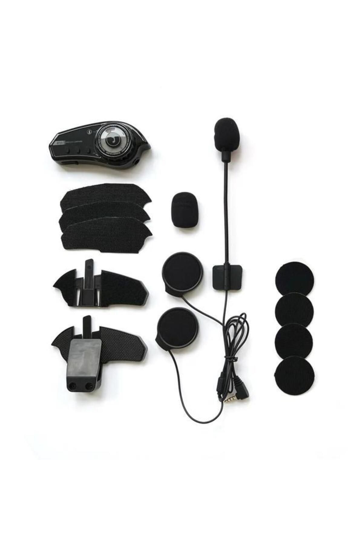 AVŞA Global BT35 with light Rgb Renkli Işıklı ve Yüksek Sesli Bluetooth Kask Intercom Motosiklet Interkom
