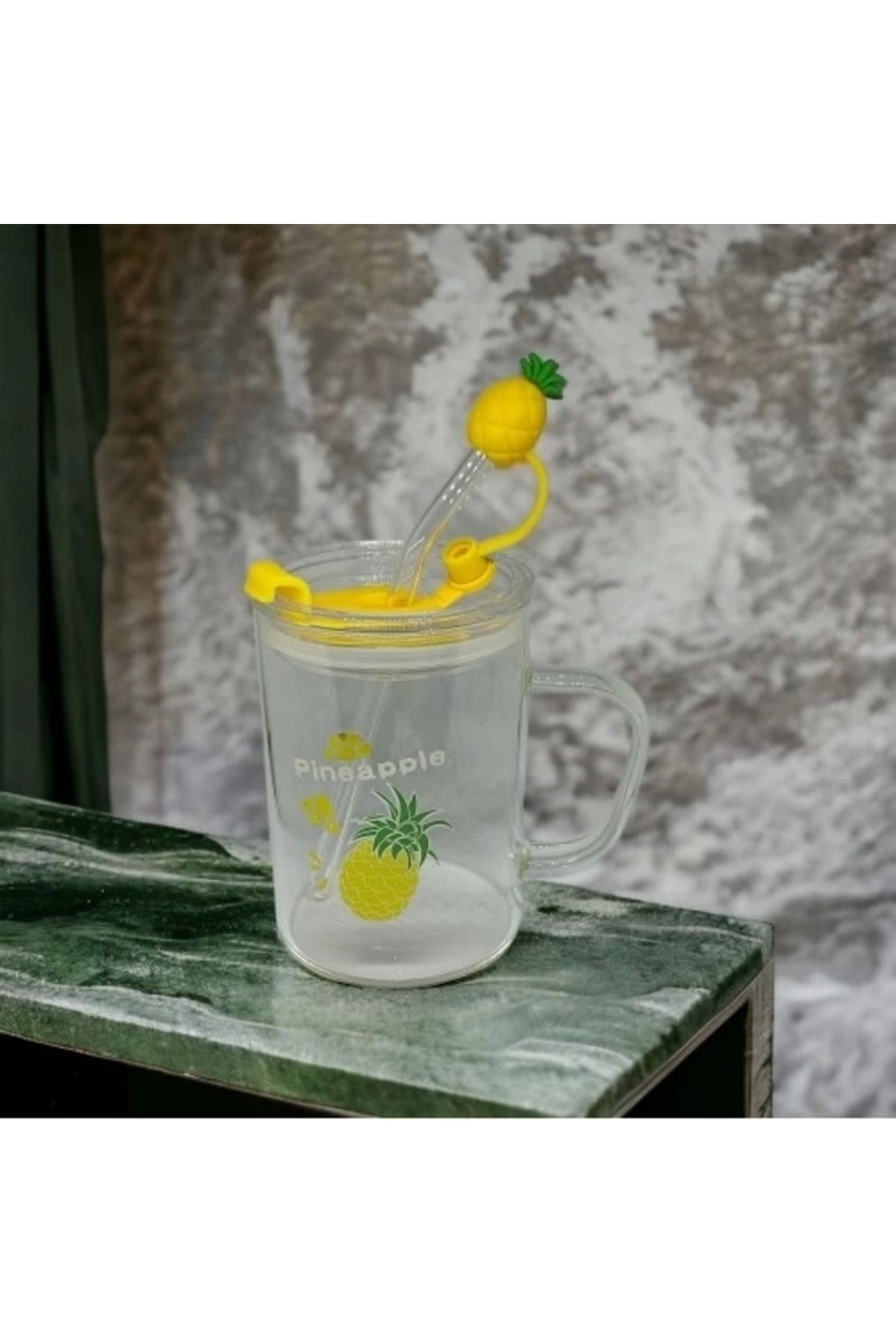 Generic Ananas Tasarımlı Kupa Bardak