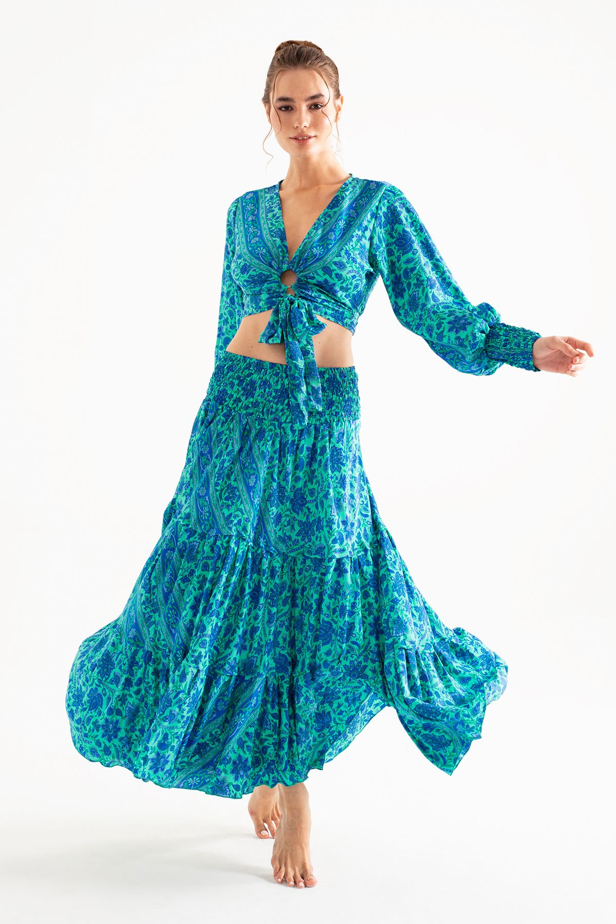 ASUDAN ASDN UZUN GYPSY İPEK ETEK