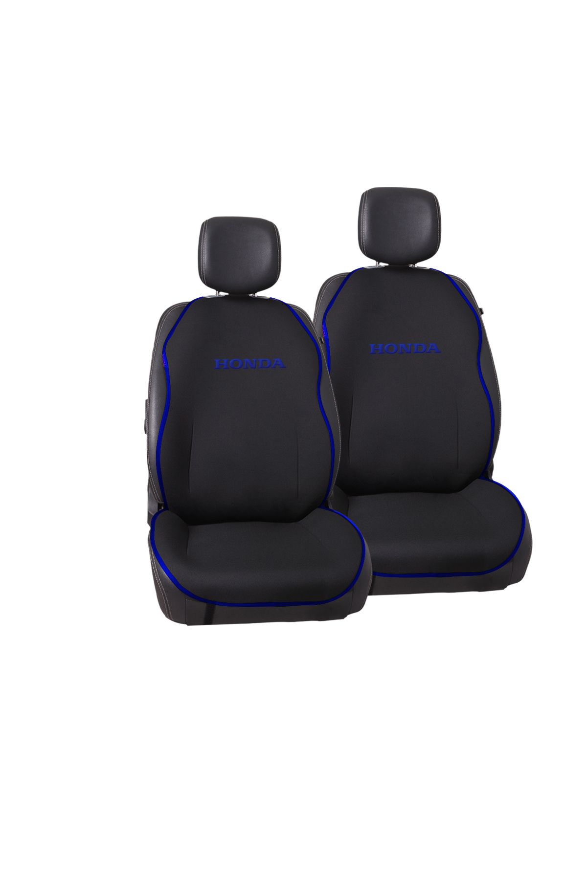 otomind Mavi Biyeli Mavi Honda Nakışlı Jakar Dokuma Oto Minder