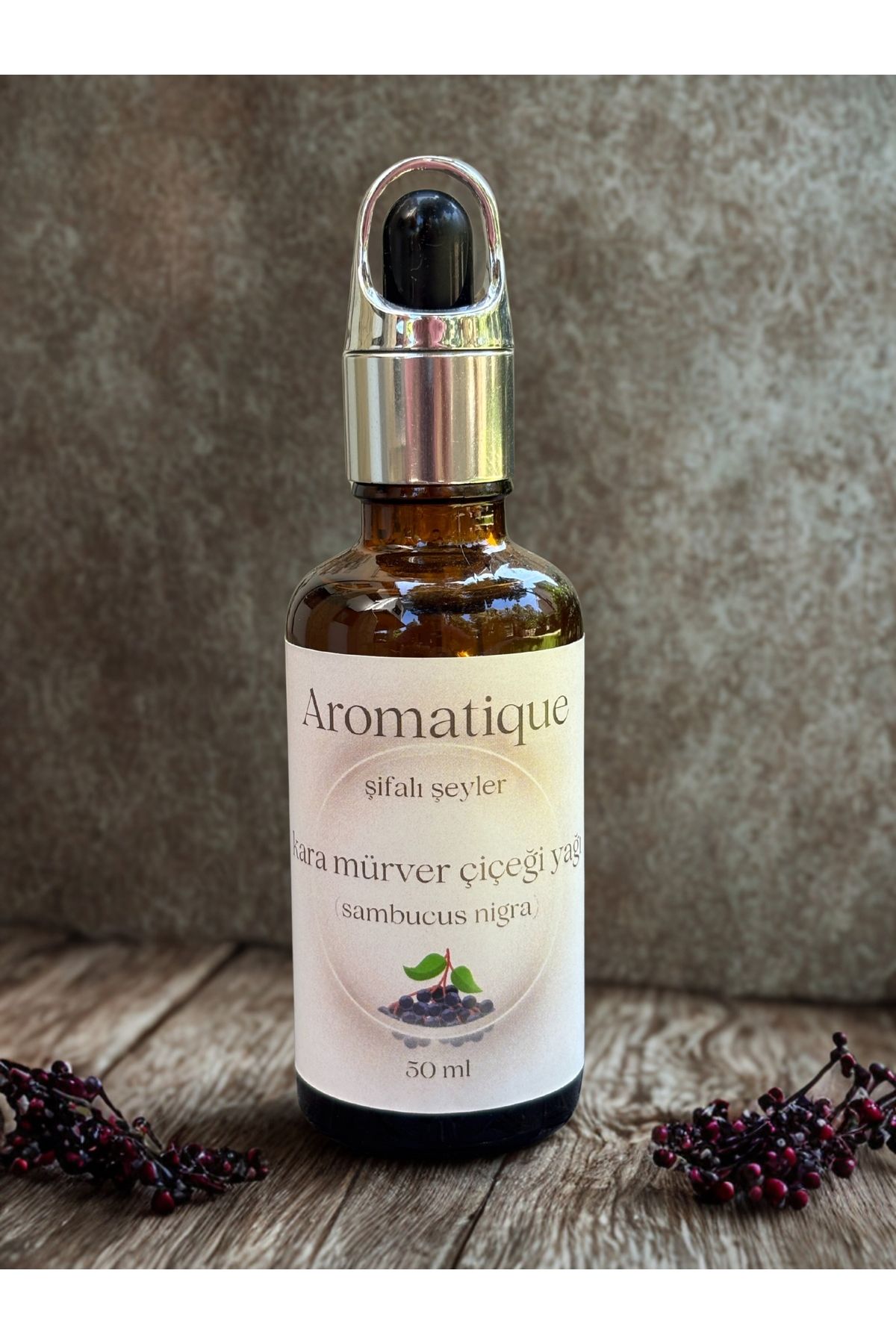 Aromatique Kara Mürver Çiçeği Yağı