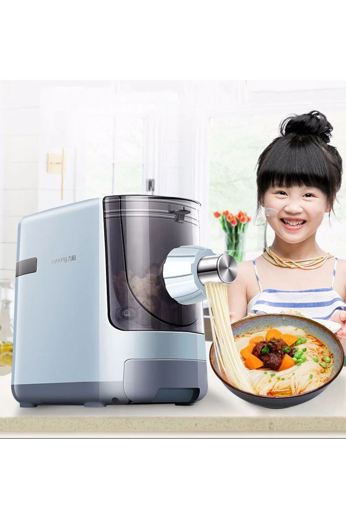 GÜMRÜK BEY Joyoung JYS-N7V Otomatik Erişte Noodle Makarna & Hamur Yoğurma Makinesi 220 V 180 W Hızlı Teknik