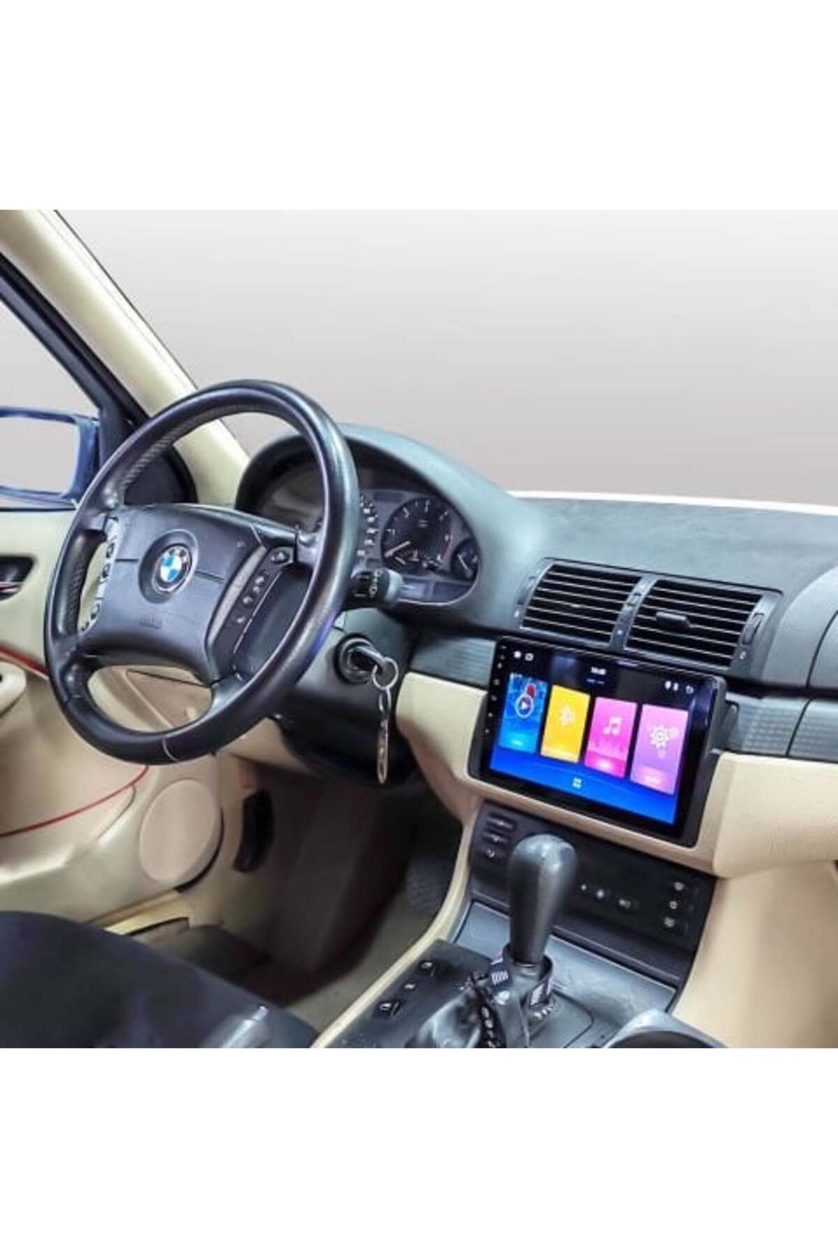 SOUNDCİTY BMW E46 1997-2005 MULTİMEDYA CARPLAY EKRAN SETİ 4 GB RAM 64 HAFIZALI
