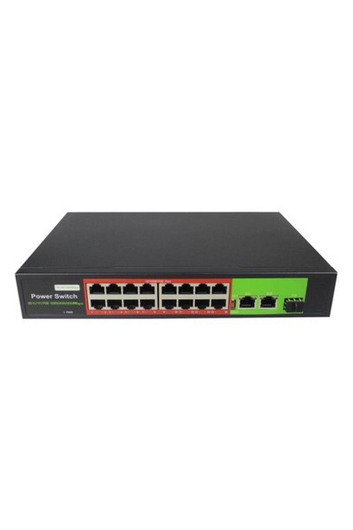RuzMa Uranıum POE-2421SFP-300W 24X10/100+2X Gıgabıt Uplınk +1xsfp 24 Port Poe Switch