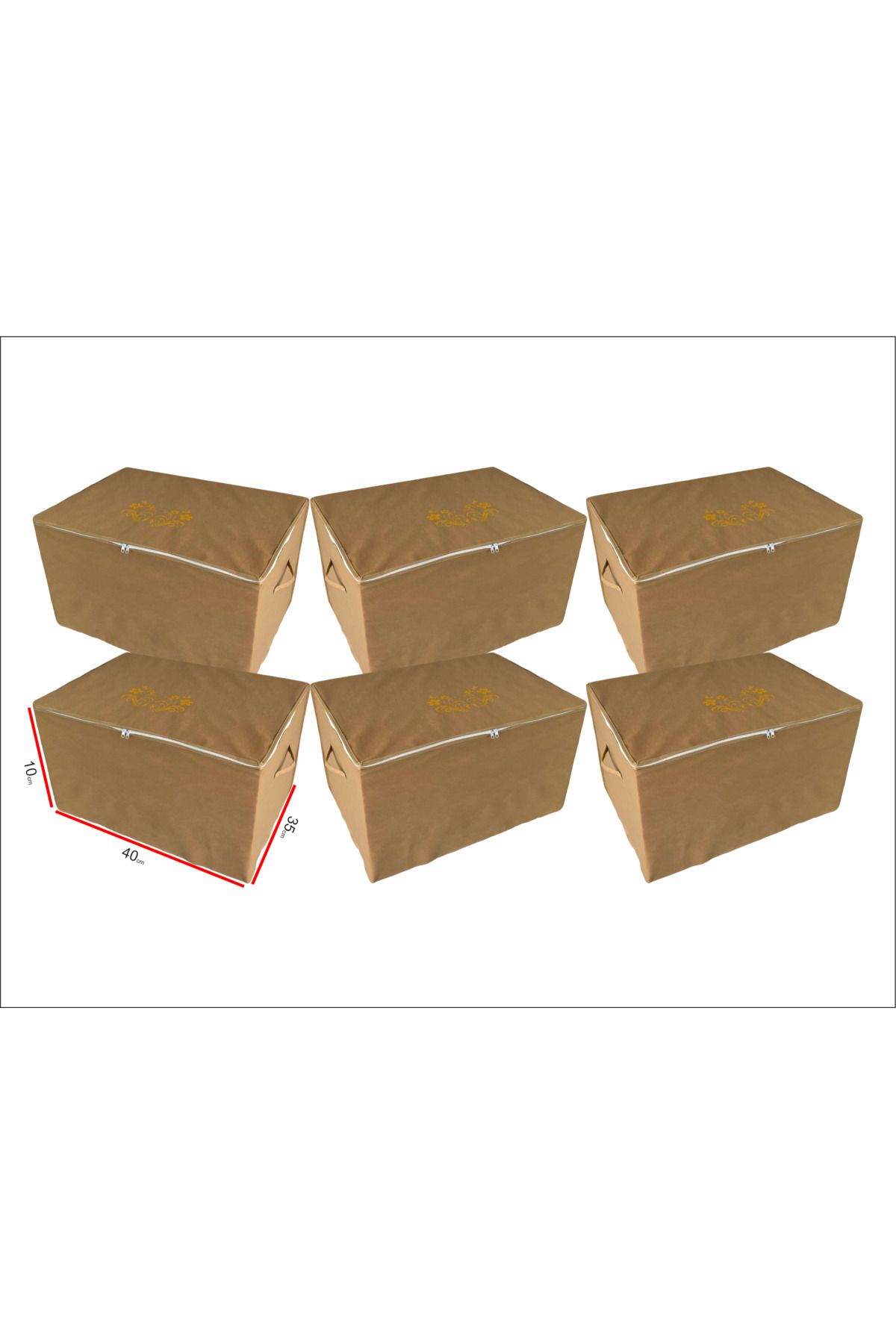 pinabah PİNABAH BAVUL İÇİ DÜZENLEYİCİ ORGANİZER HURÇ 6 ADET (40x35x10)