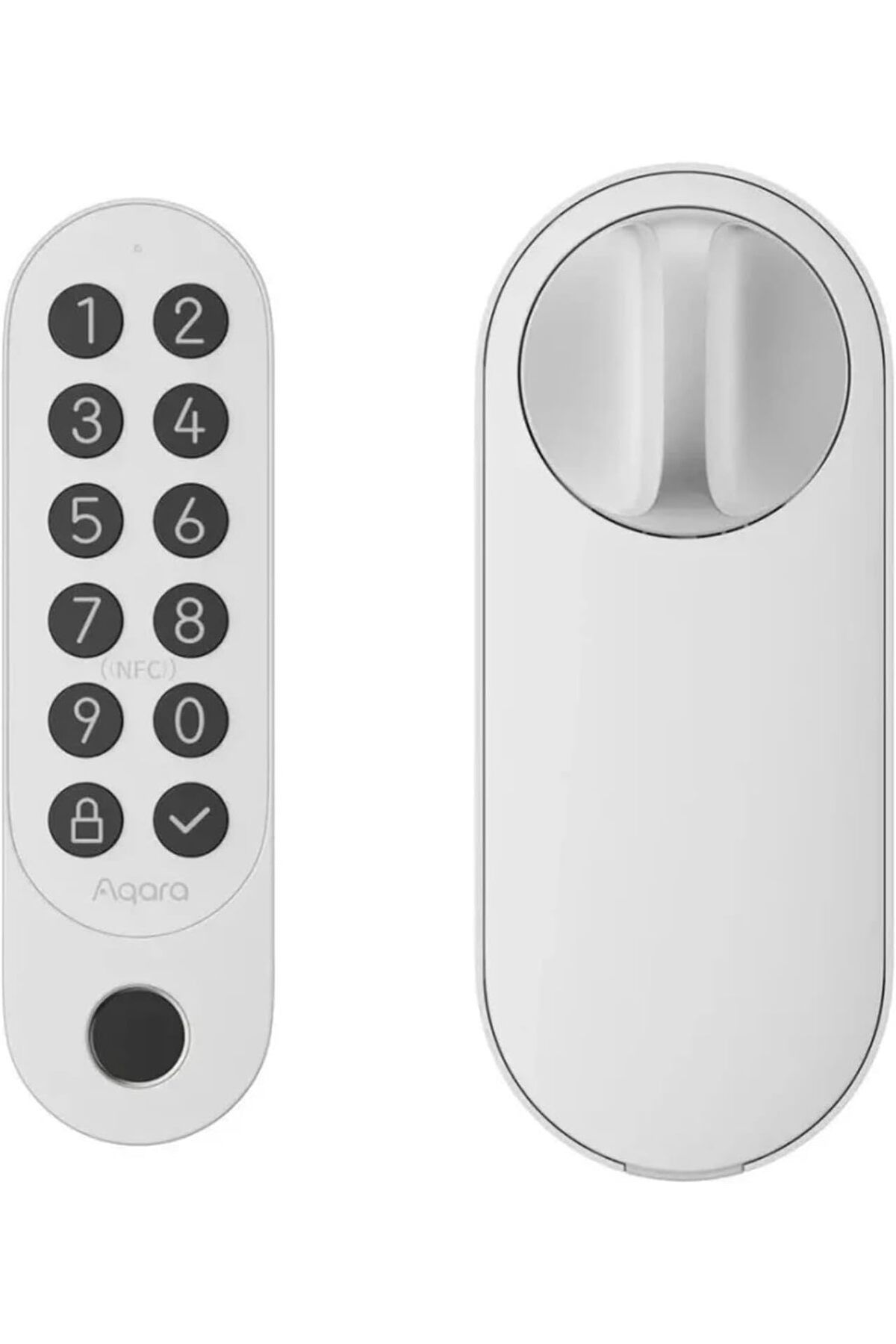 Aqara-Smart Lock U200 Deadbolt Kit with Built-in Fingerprint Reader and Keypad-White 5