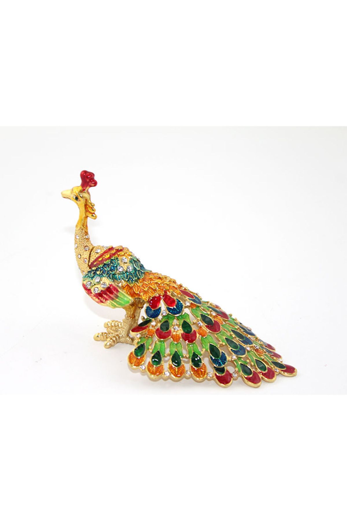MR RZN STORE Swa rovski Taşlı Tavuskuşu Model 1