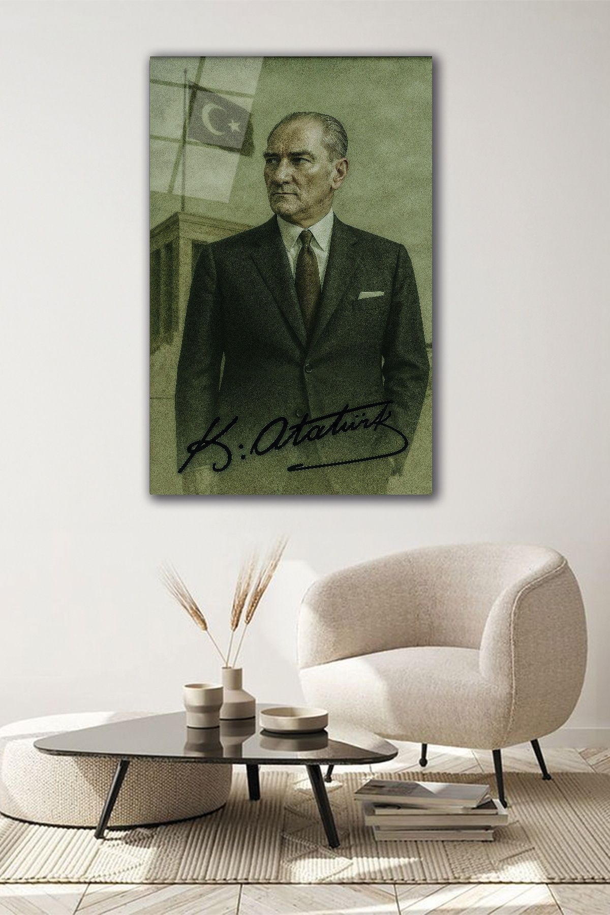 Royal Art Exclusive Atatürk Cam Tablo