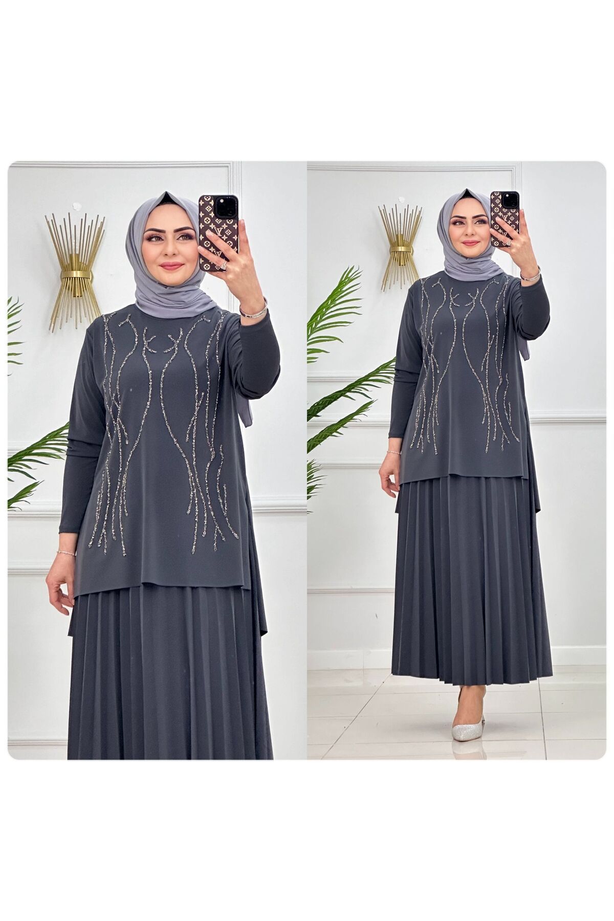 NİSUM MODA GÜMÜŞ TAKIM