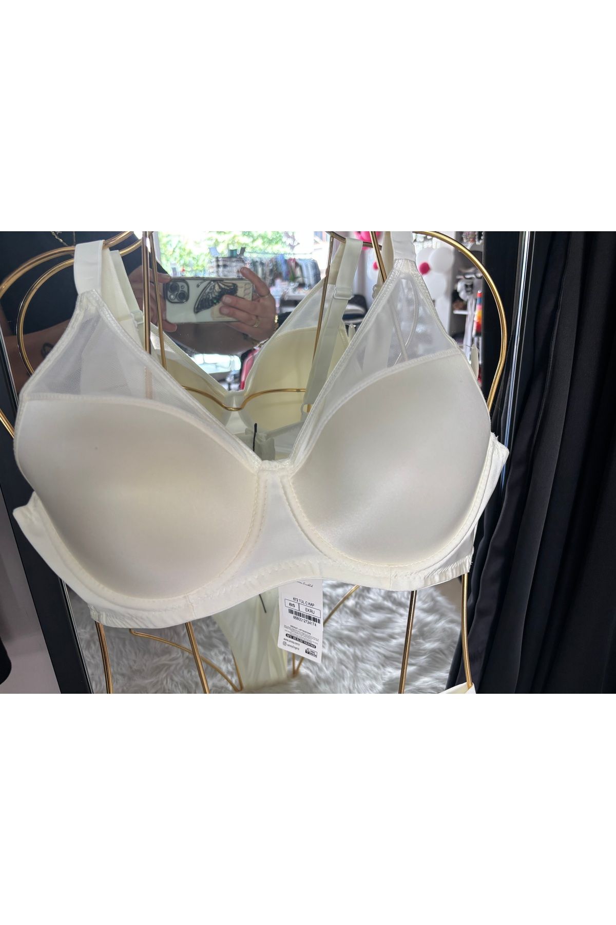 strabellaclothes Tül detaylı sütyen boş kap