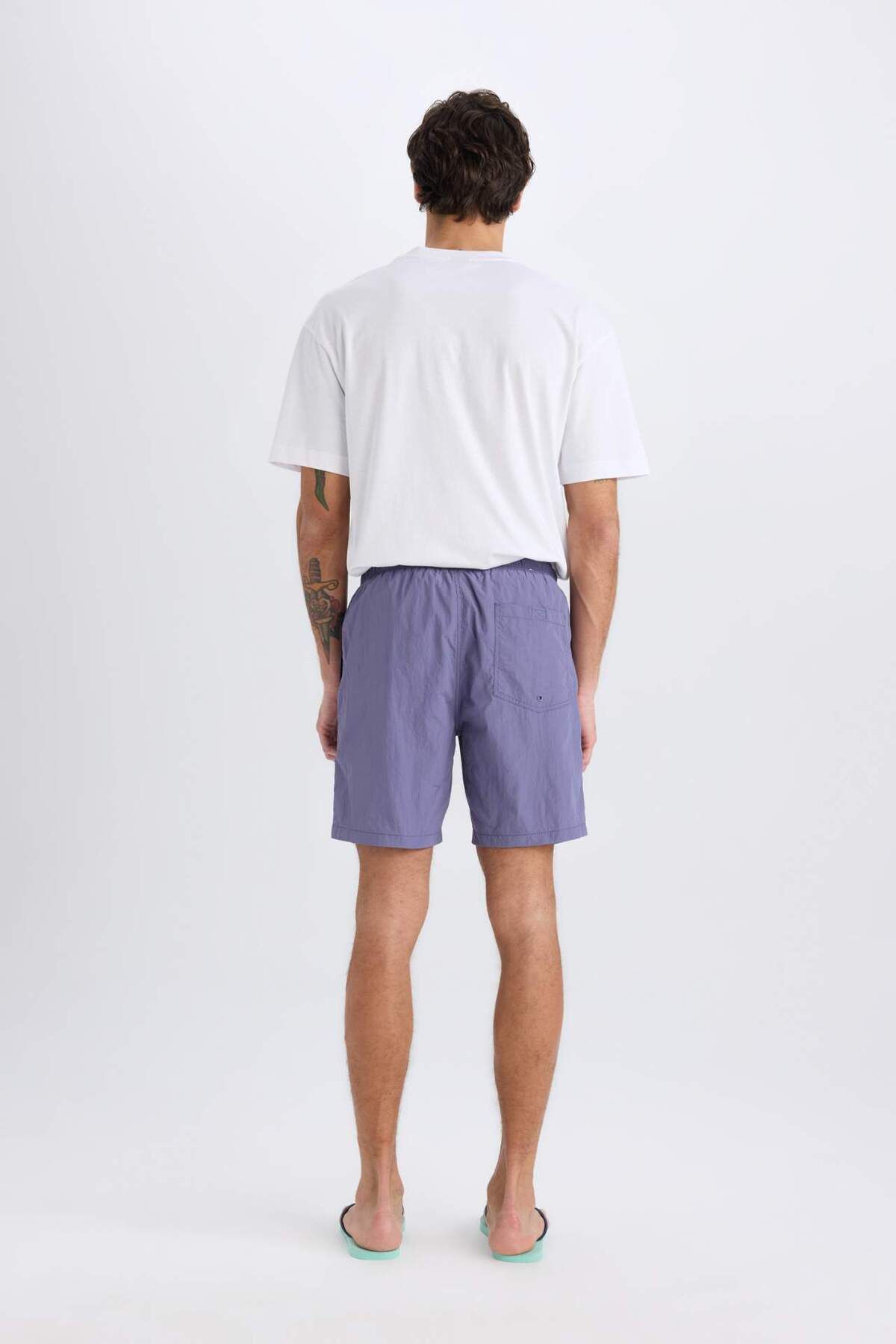 DeFacto-Regular Fit Mesh Lined Above Knee Sea Shorts E0978Ax25Hs 6