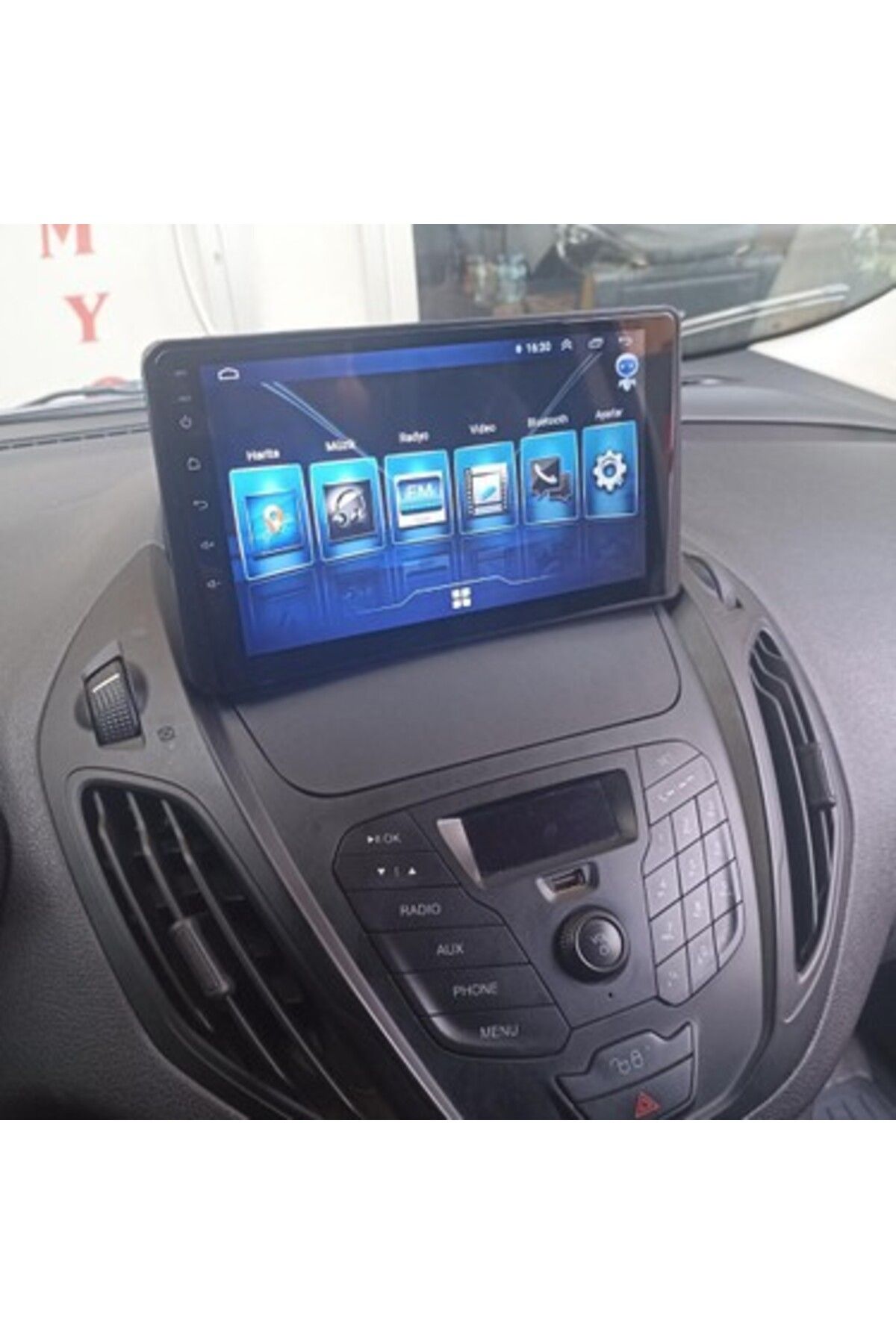 SOUNDCİTY FORD COURİER 2014-2024 DOLU PAKETLER İÇİN UYGUN MULTİMEDYA EKRAN SETİ 4 GB RAM 64 GB HAFIZA