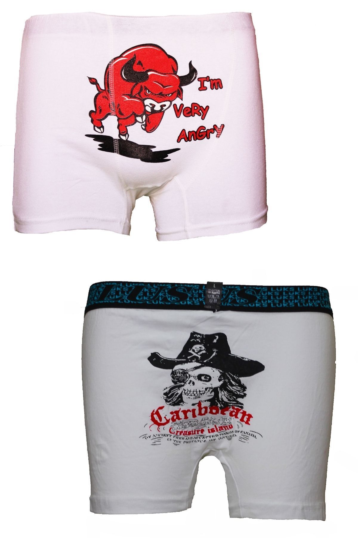 lelies Erkek Dijital Baskılı Boxer 2'li Set