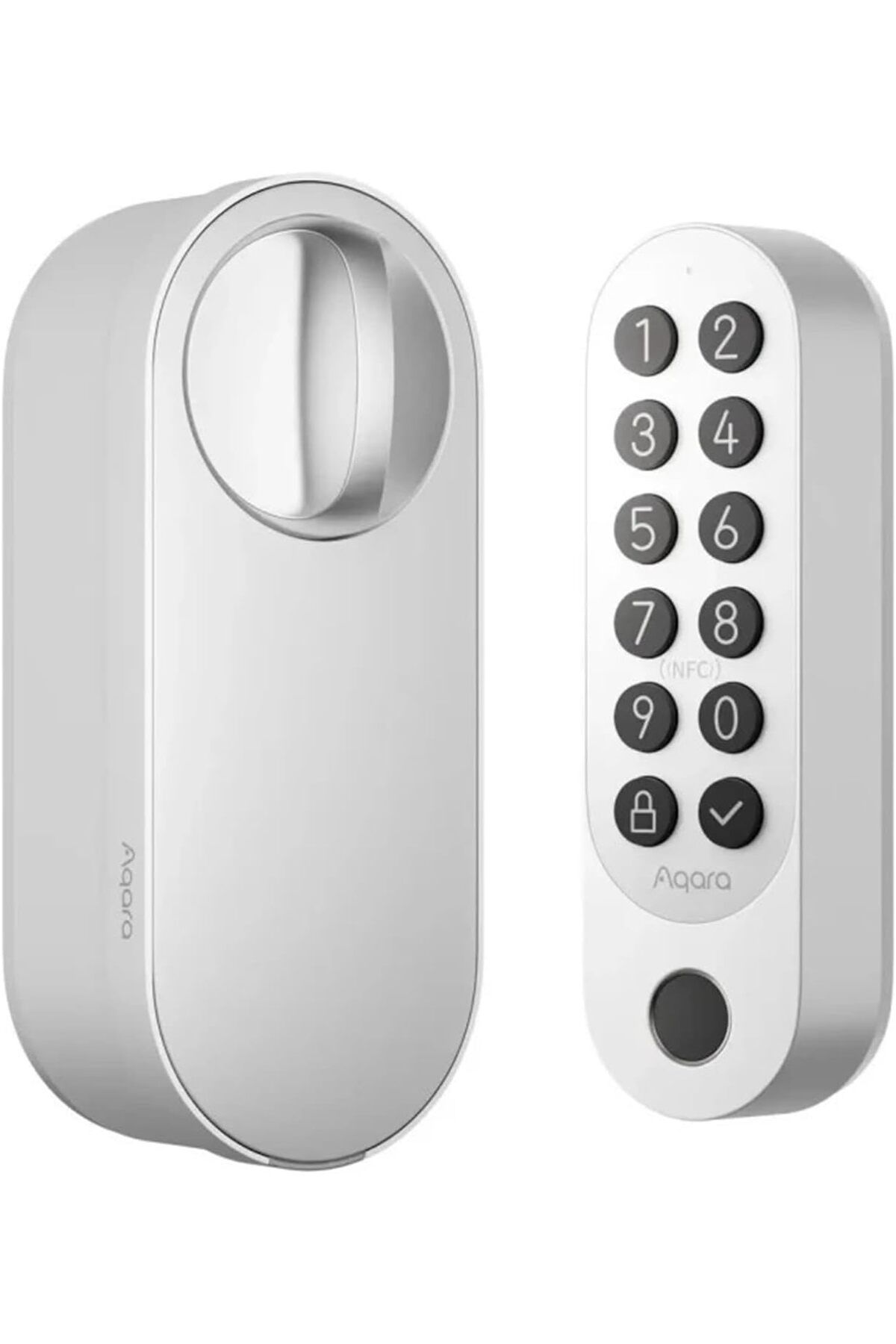 Aqara-Smart Lock U200 Deadbolt Kit with Built-in Fingerprint Reader and Keypad-White 4