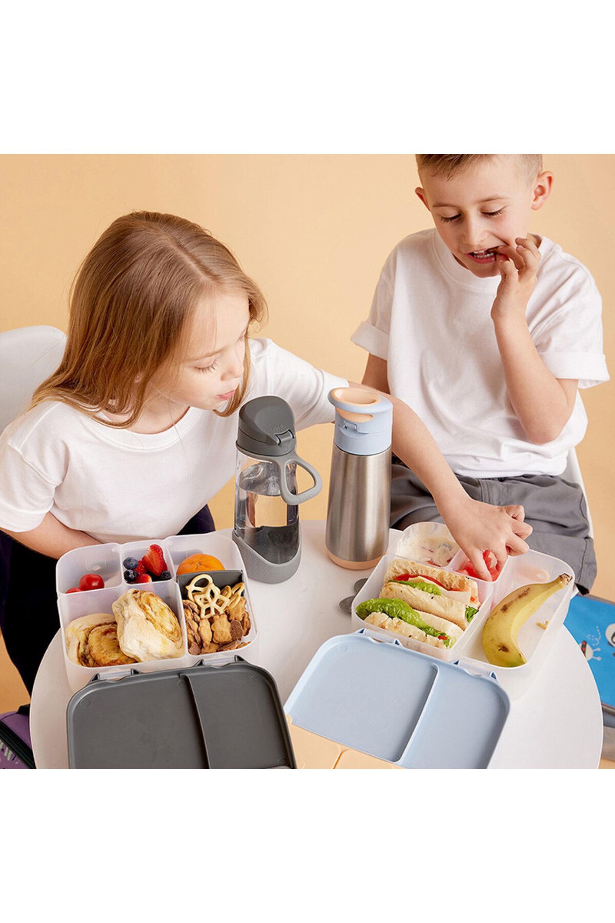 Bbox-B.Box Lunchbox , Jumbo Bento Box With 4 Compartments (2 Leakproof), From 3+ , 1L Capacity 4