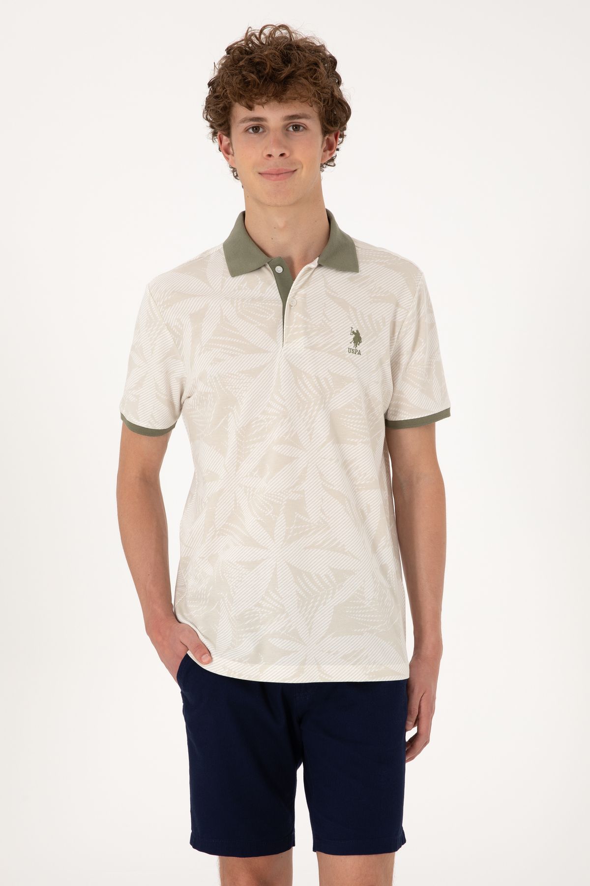 U.S. Polo Assn. Erkek Taş Tişört 50306854-VR049
